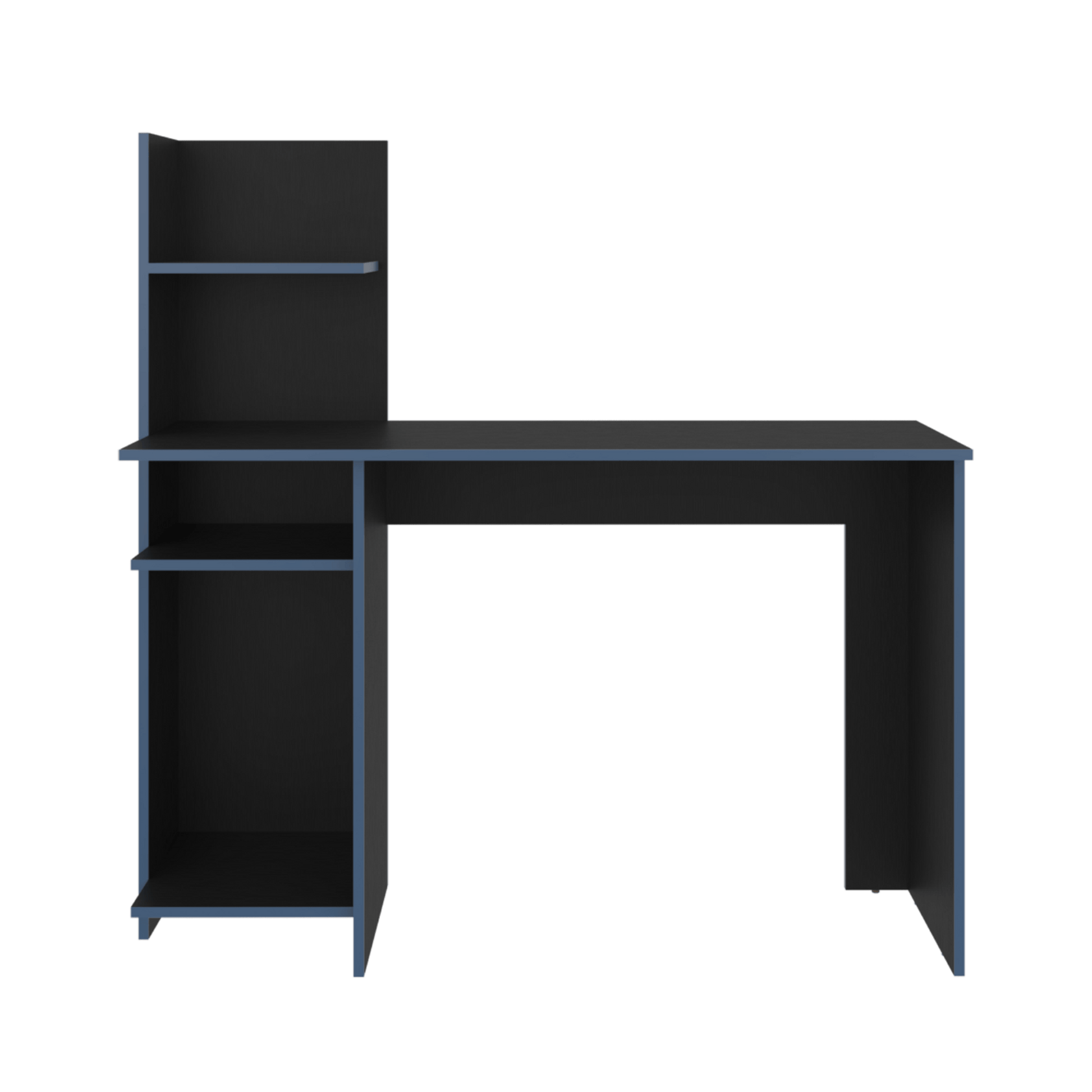 Escritorio Gamer 120 Vilna 120X120X45 Rta Wengue Azul