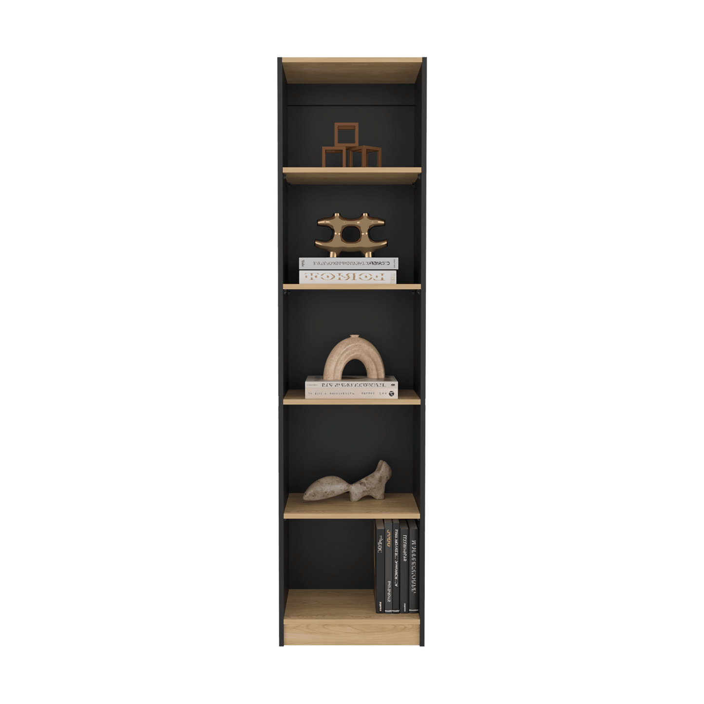 Estante Home E2 5 Espacios 180X45 Rta Wengue Fresno Europeo