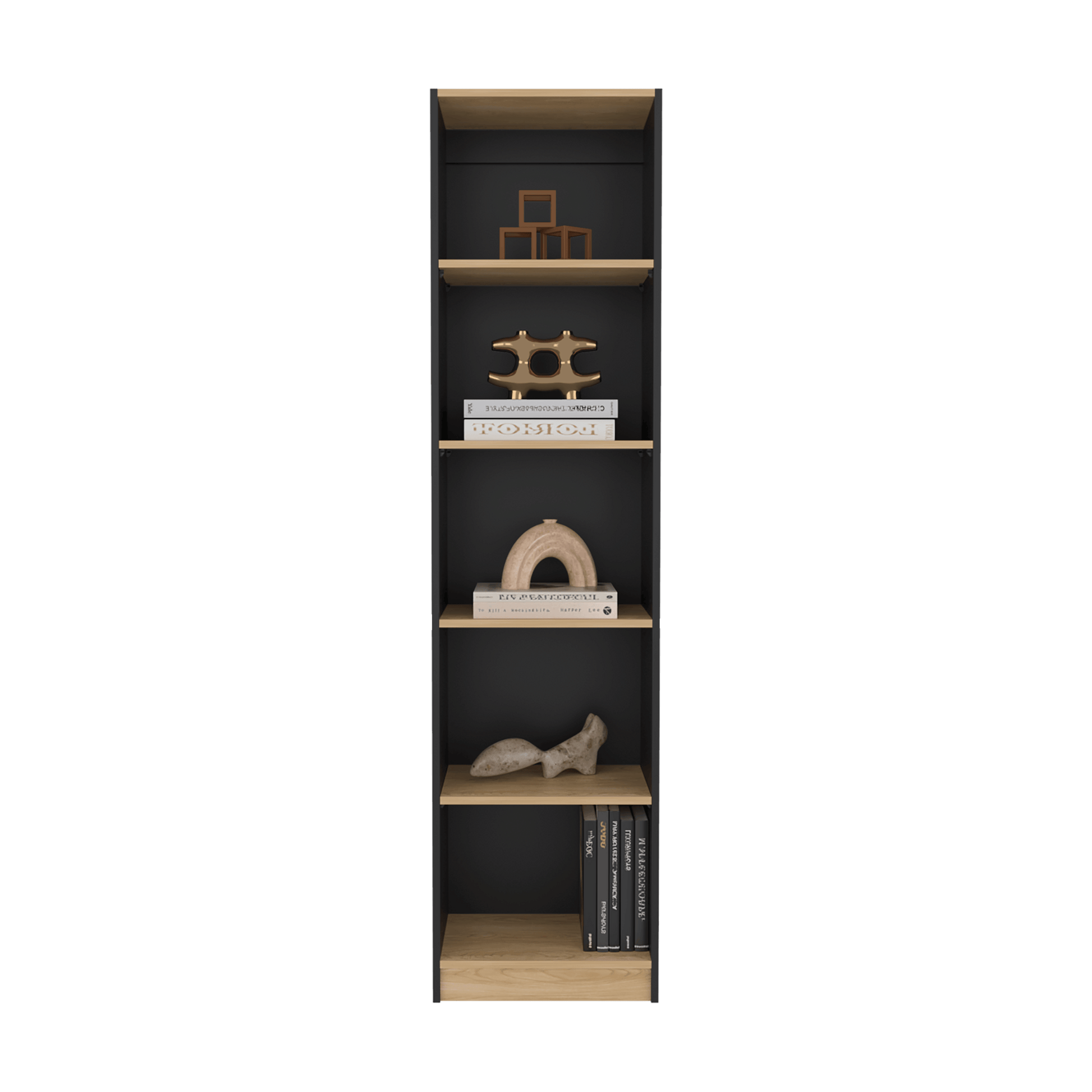 Estante Home E2 5 Espacios 180X45 Rta Wengue Fresno Europeo