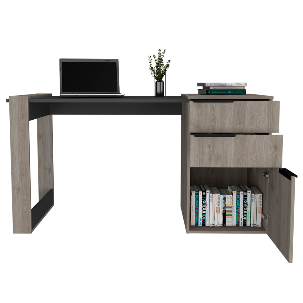 Escritorio Office 13 Bardolino+Plomo