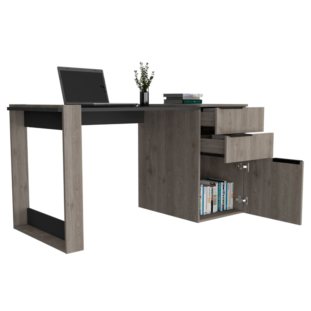 Escritorio Office 13 Bardolino+Plomo