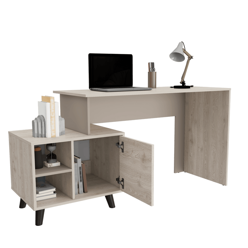 Escritorio Leira 150 1Puerta  75X151 Rta Bardolino Taupe