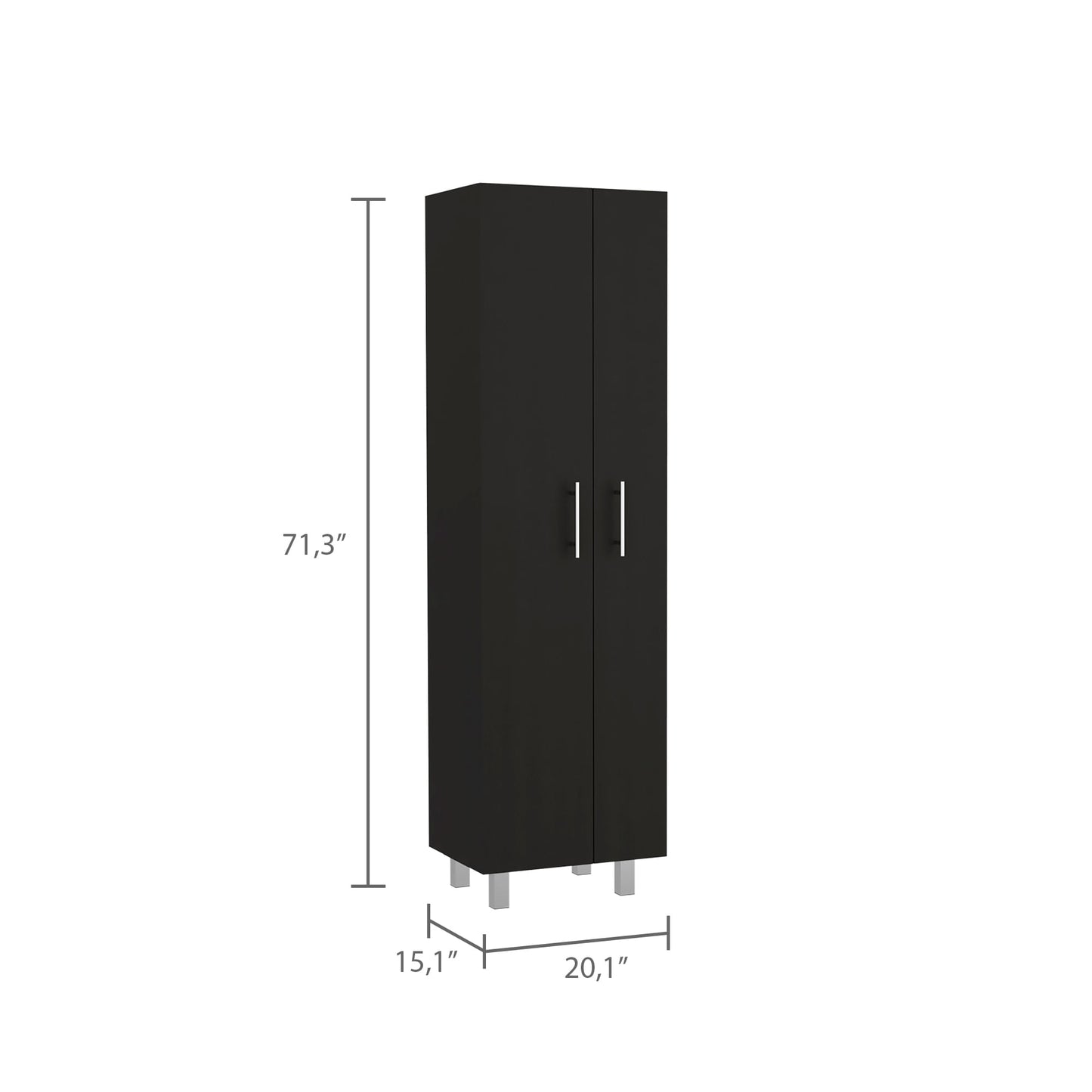 Mueble De Aseo Nala Rta Wengue + Blanco Zf