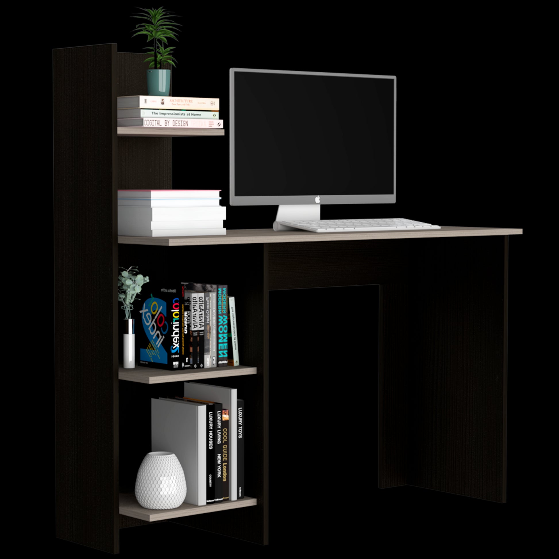 Escritorio Office 120 Rta Wengue + Bardolino