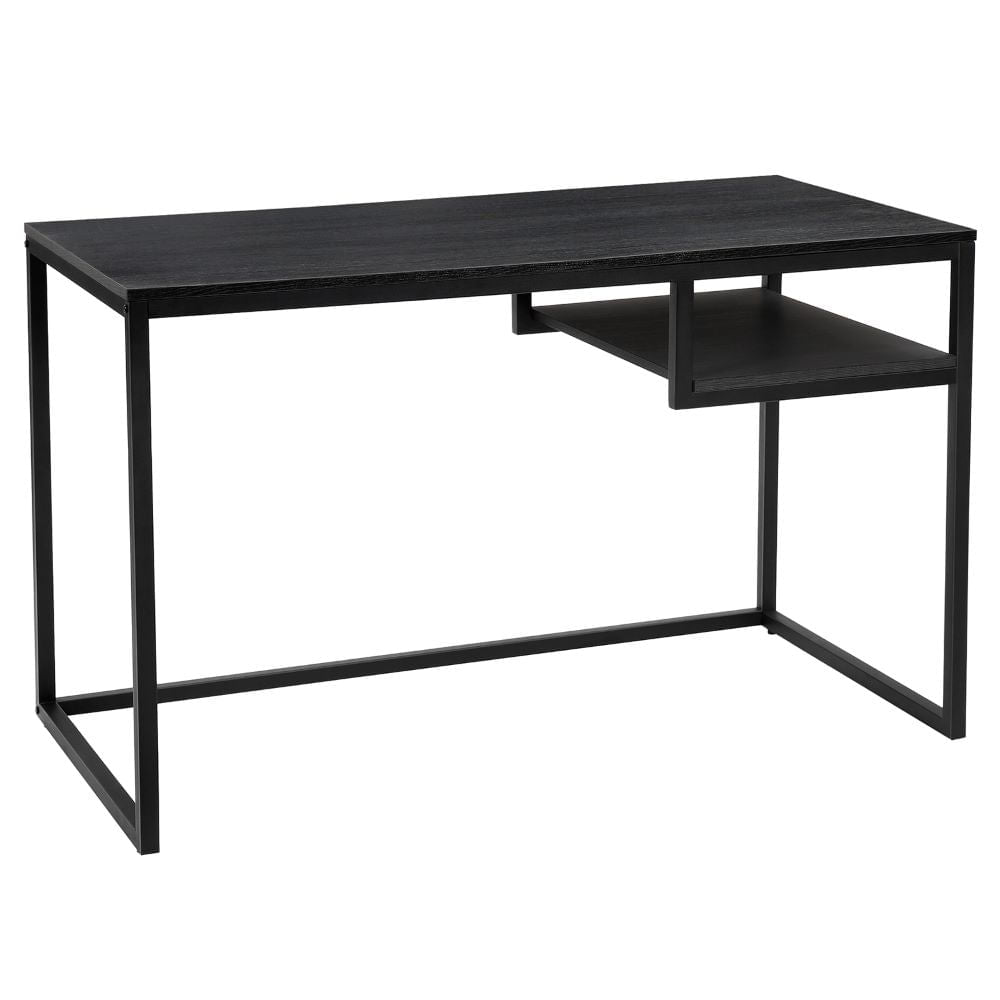 Escritorio Metalico 75 X 110 X 60 Café Rustico