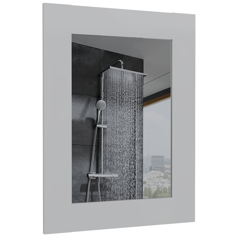 Espejo De Baño Althea Rta Blanco High Gloss