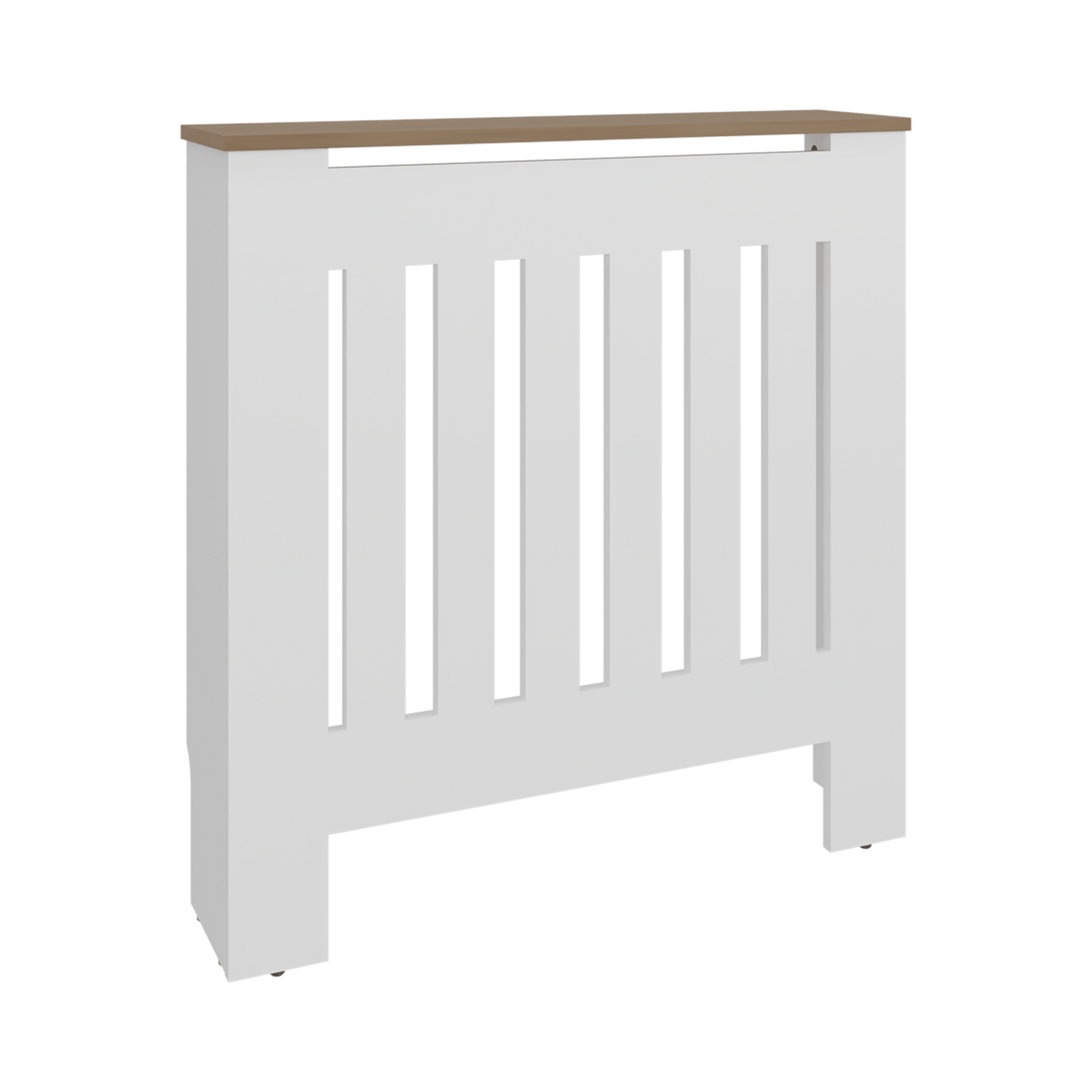 Mueble Auxiliar Radiador Linn 82X78X19 Rta Blanco Fresno Zf