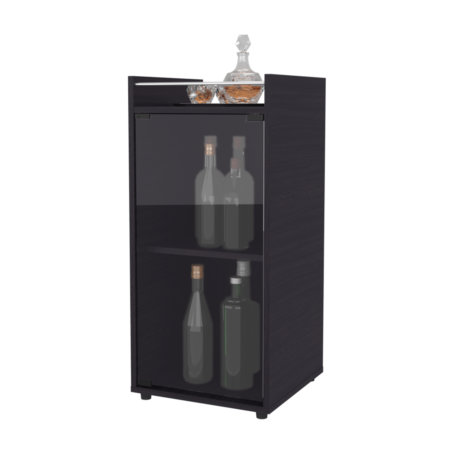 Mueble Minibar Theba 81X38X37 Rta Wengue Zf