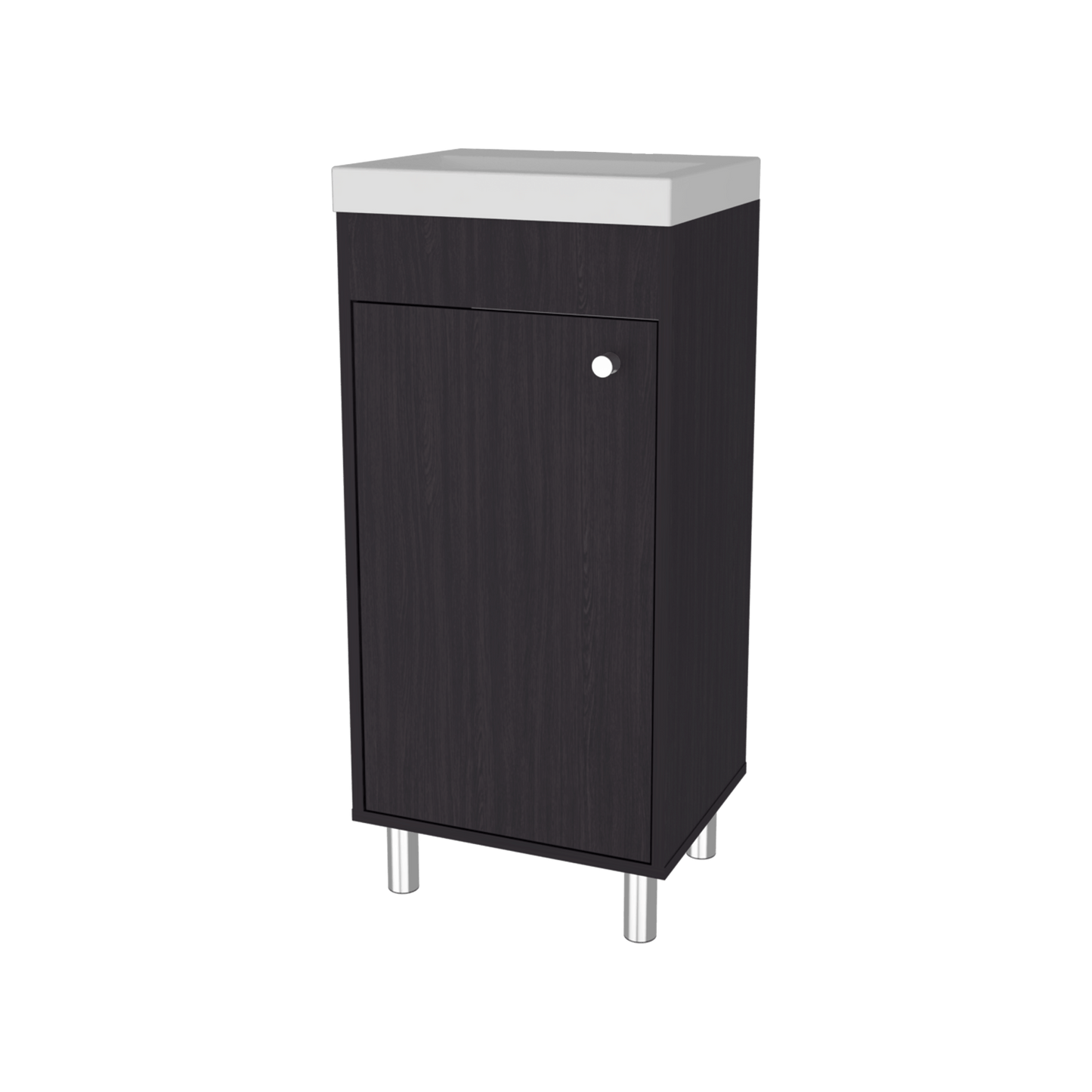 Mueble De Baño Rivera  84X40X32 Rta Wengue Zf