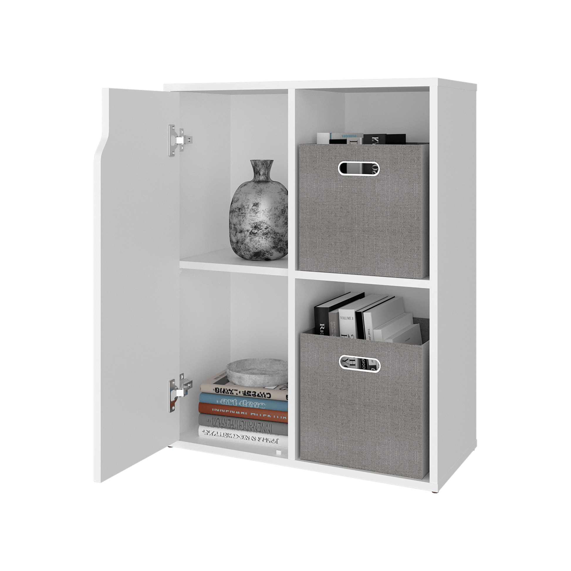 Librero Pequeño 77X59X28 Rta Blanco