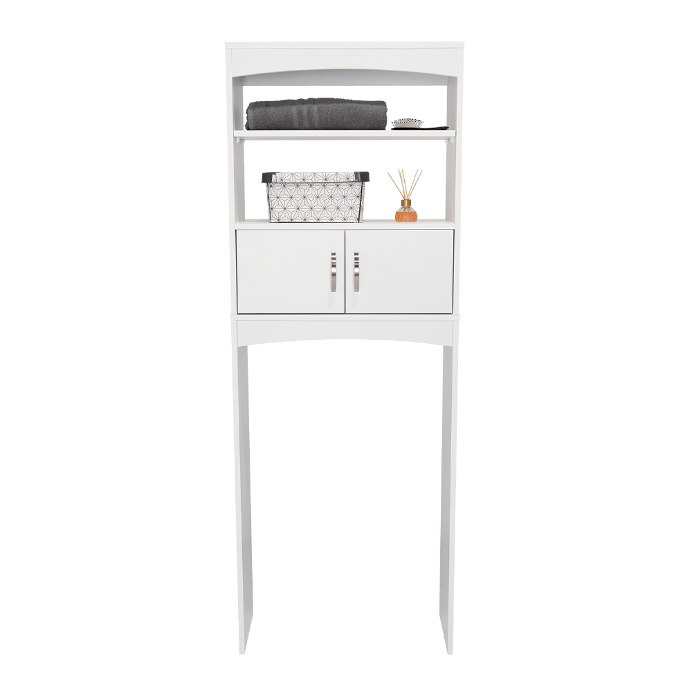 Mueble Ahorrador De Espacio Para Baño Malta Rta Blanco
