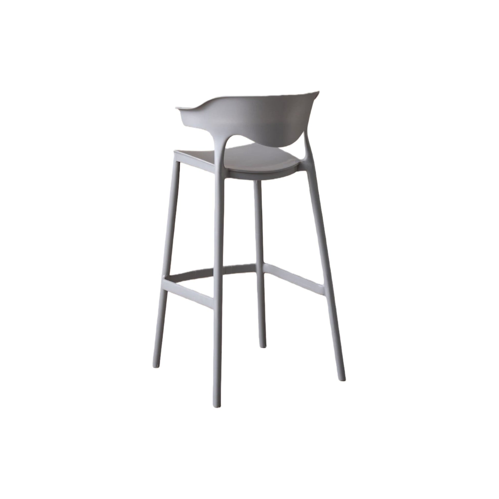 Silla Bar Elena 99X49X48 Rta Gris Oscuro