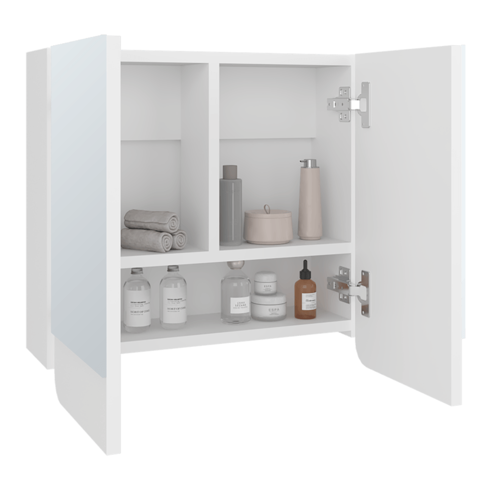 Botiquin Con Espejo Luv 43X45X14 Rta Blanco Zf