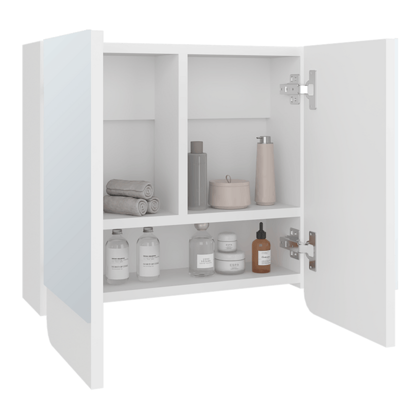 Botiquin Con Espejo Luv 43X45X14 Rta Blanco Zf