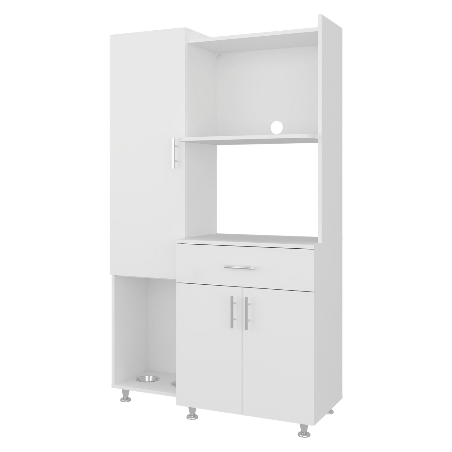 Alacena Pantress Eco 165X98X40 Rta Blanco Zf