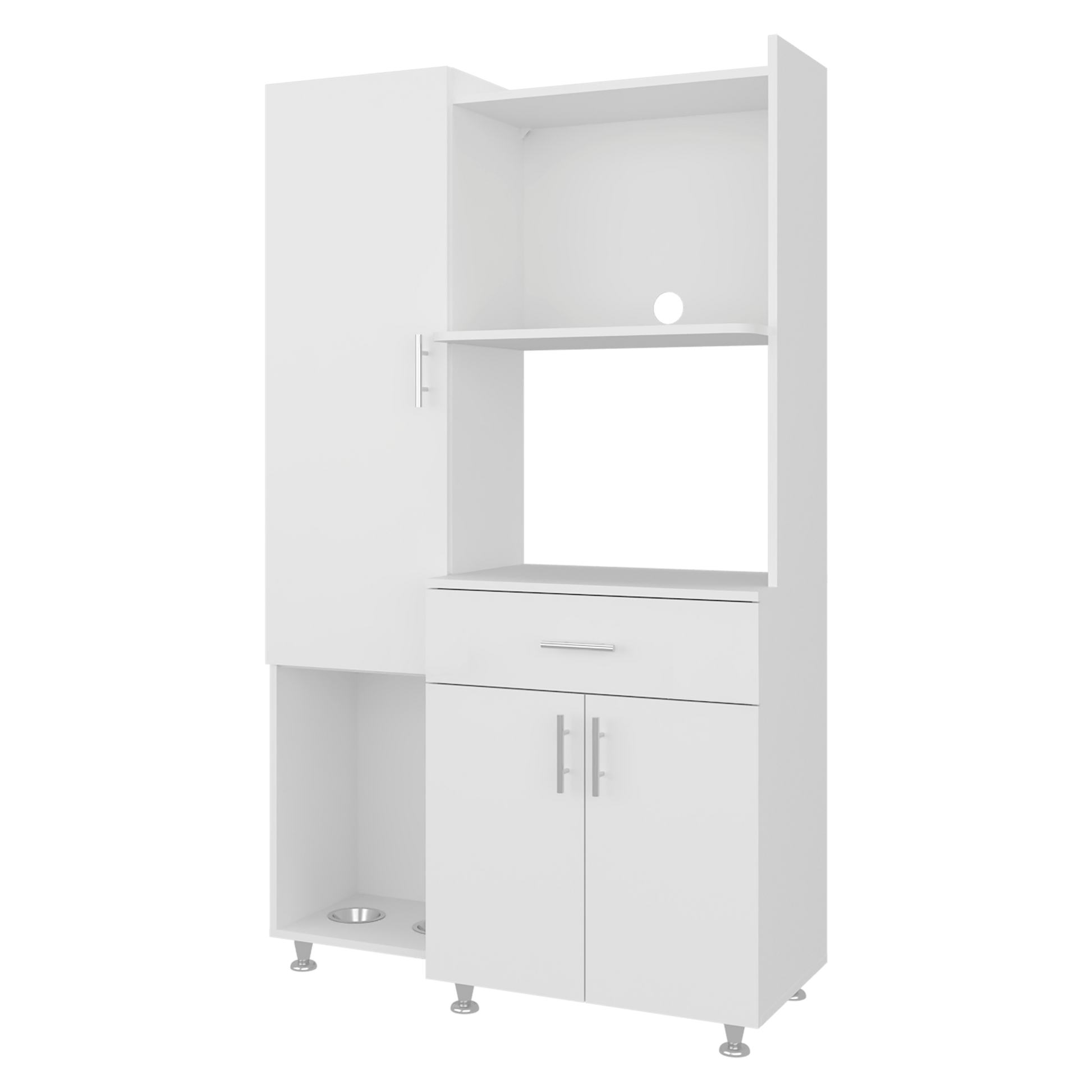 Alacena Pantress Eco 165X98X40 Rta Blanco Zf