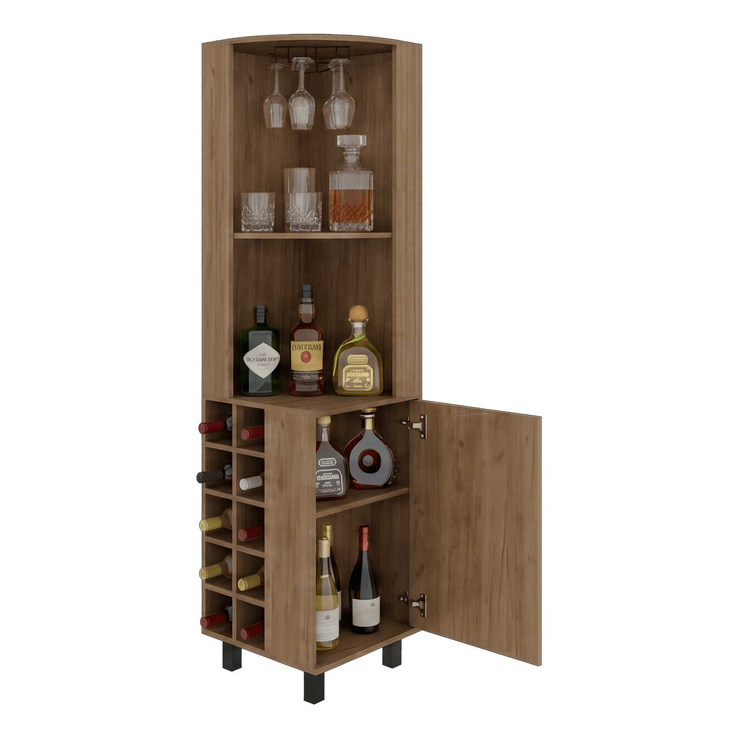 Bar Esquinero Kaia 180X45X45 Rta Fresno Zf