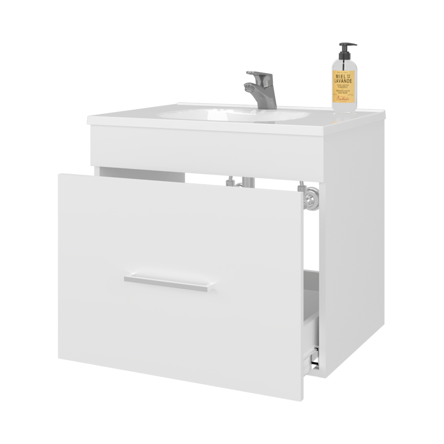 Mueble Lavamanos Hatta 52X59X44 Rta Blanco Mqz Zf