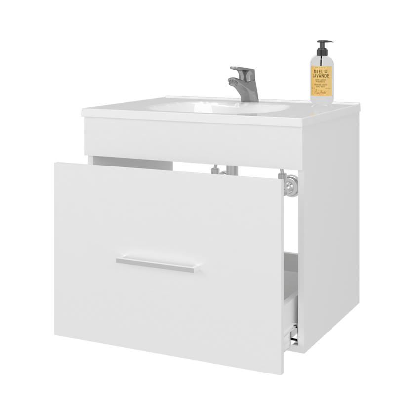 Mueble Lavamanos Hatta 52X59X44 Rta Blanco Mqz Zf