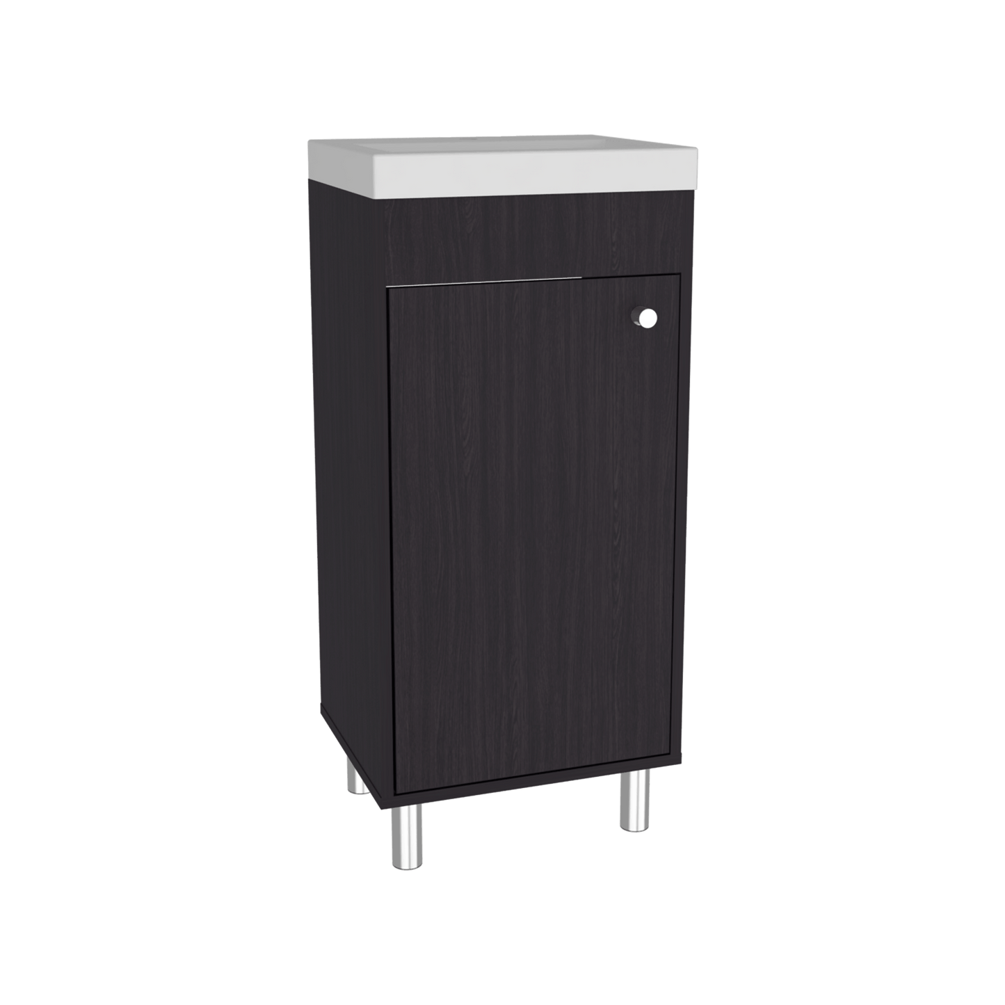 Mueble Lavamanos Rivera 84X40X32 Rta Wengue Zf