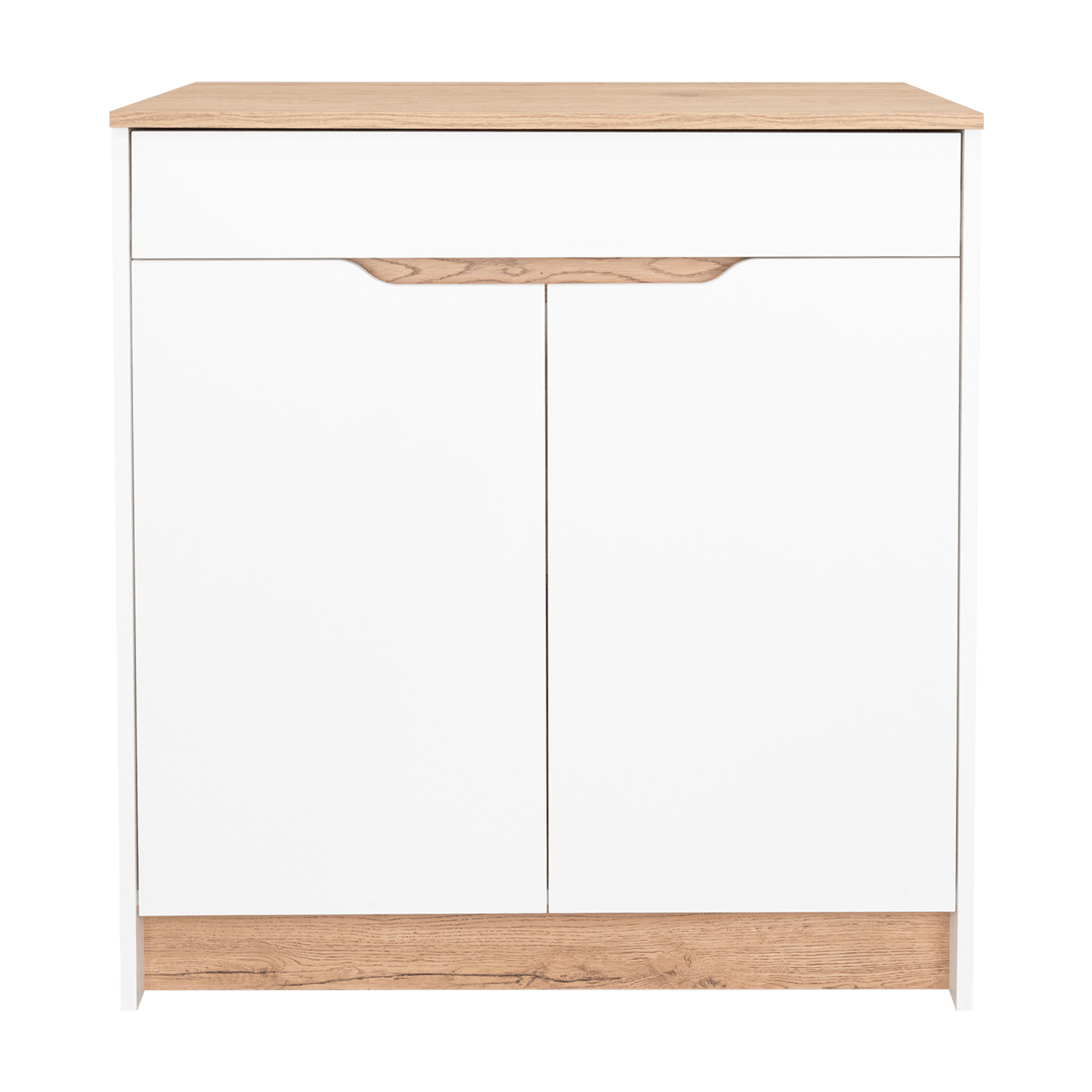Mueble Inferior Cocina Soler 89X80 Rta Blanco Macadamia