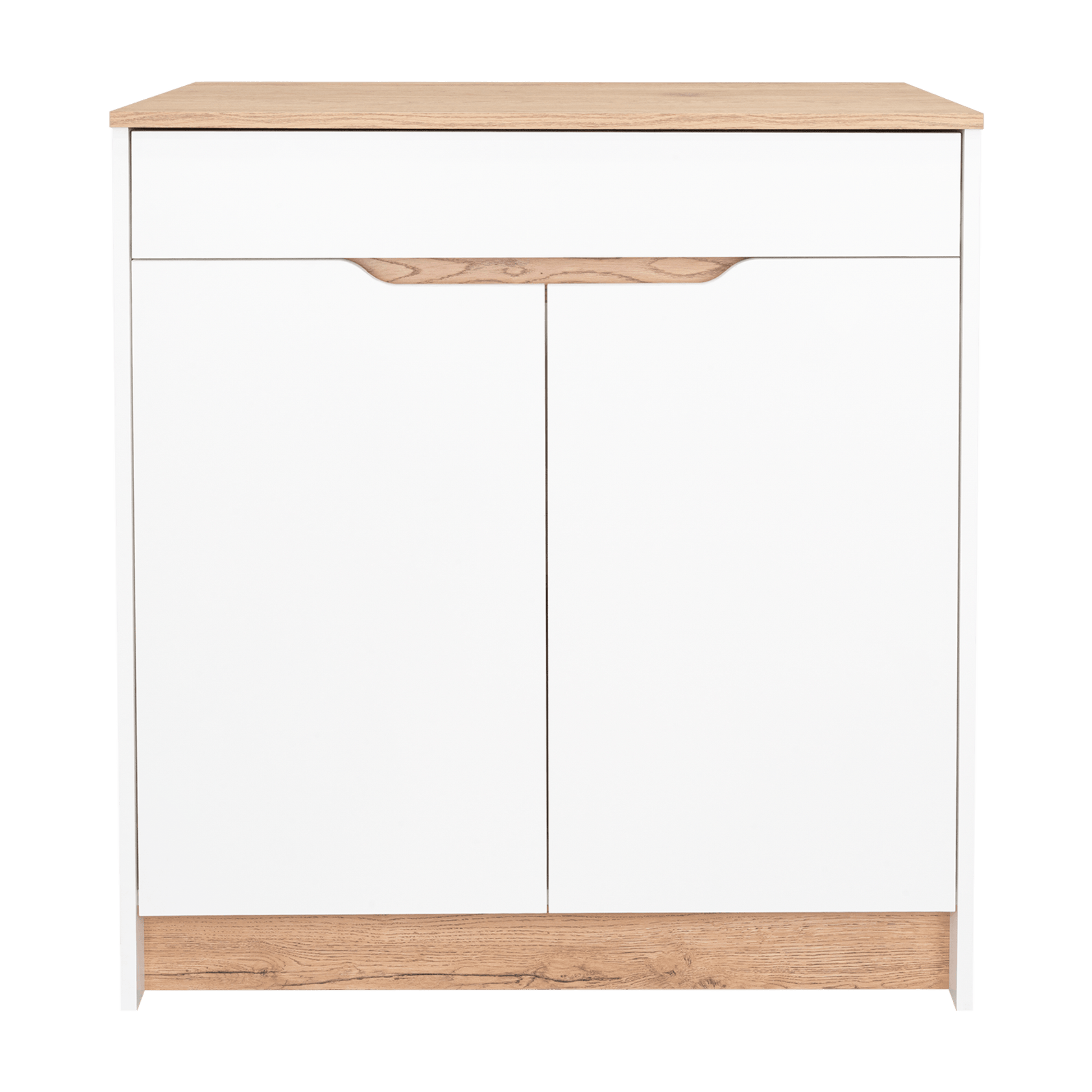 Mueble Inferior Cocina Soler 89X80 Rta Blanco Macadamia