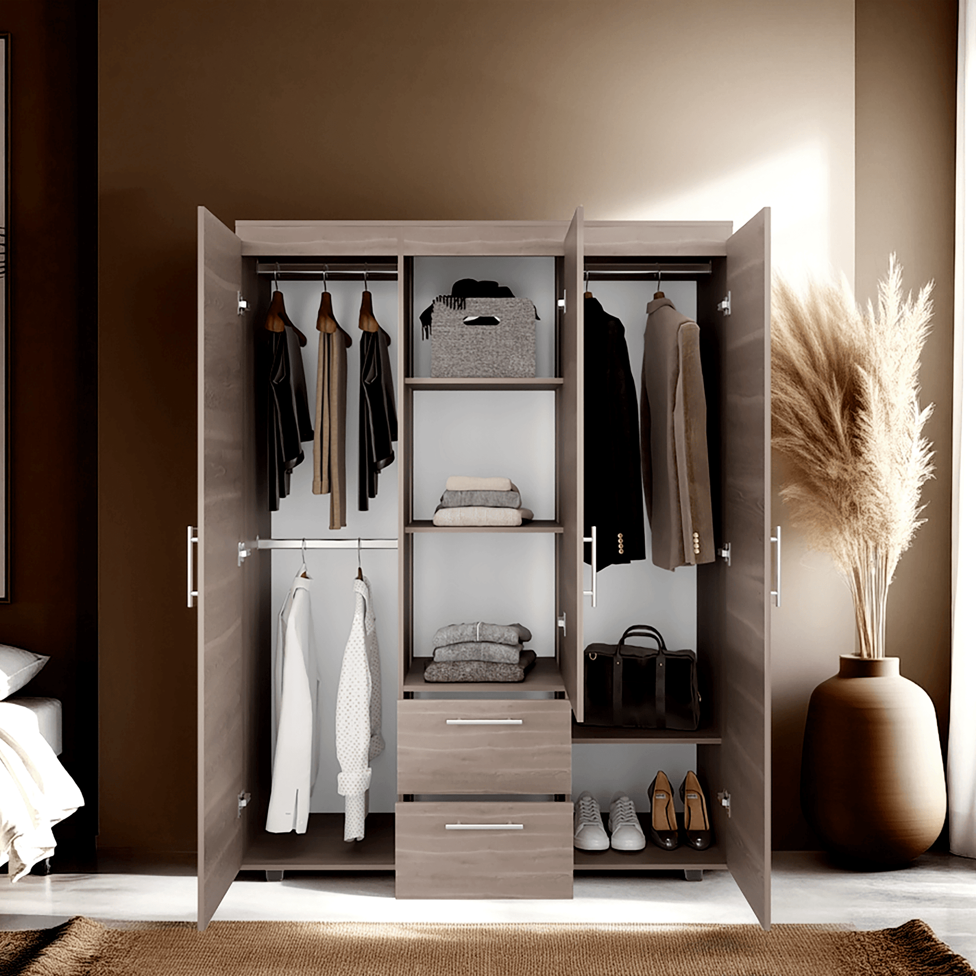 Closet Baru Lite 180X135X50 Rta Bardolino