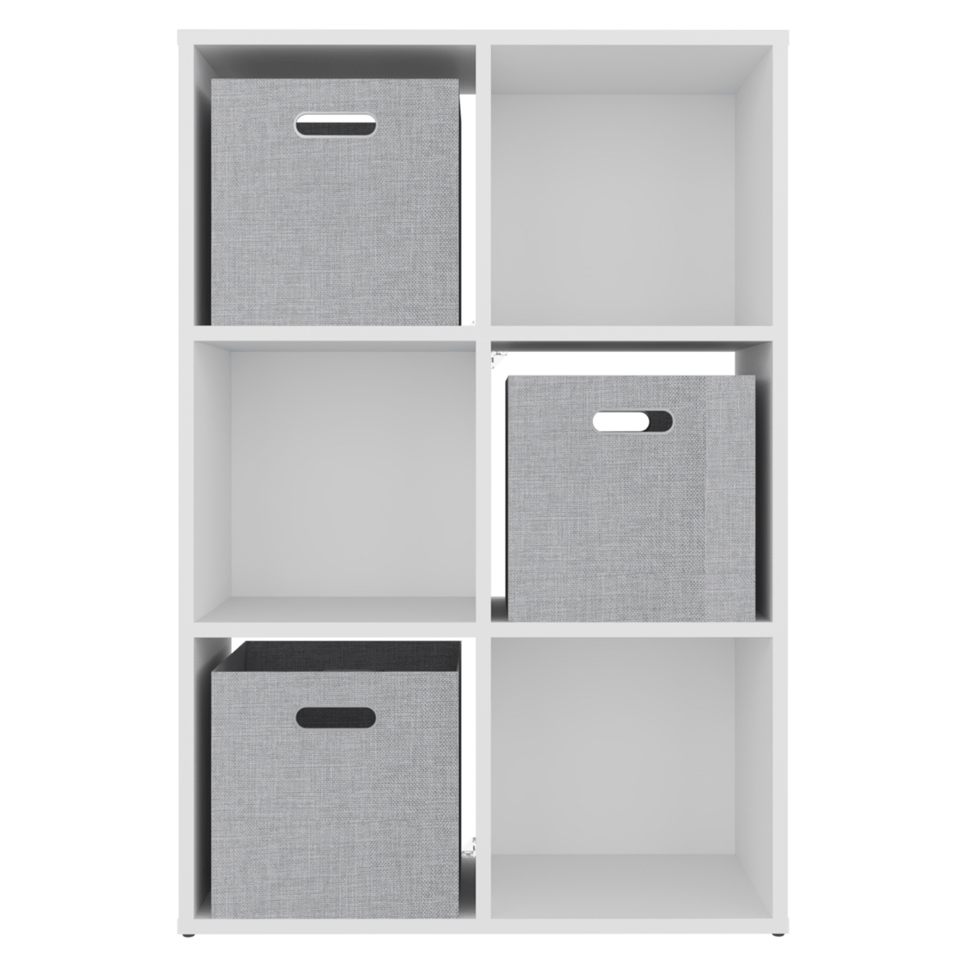 Organizador Cúbico 6 Lena 92X61X26 Rta Blanco Zf
