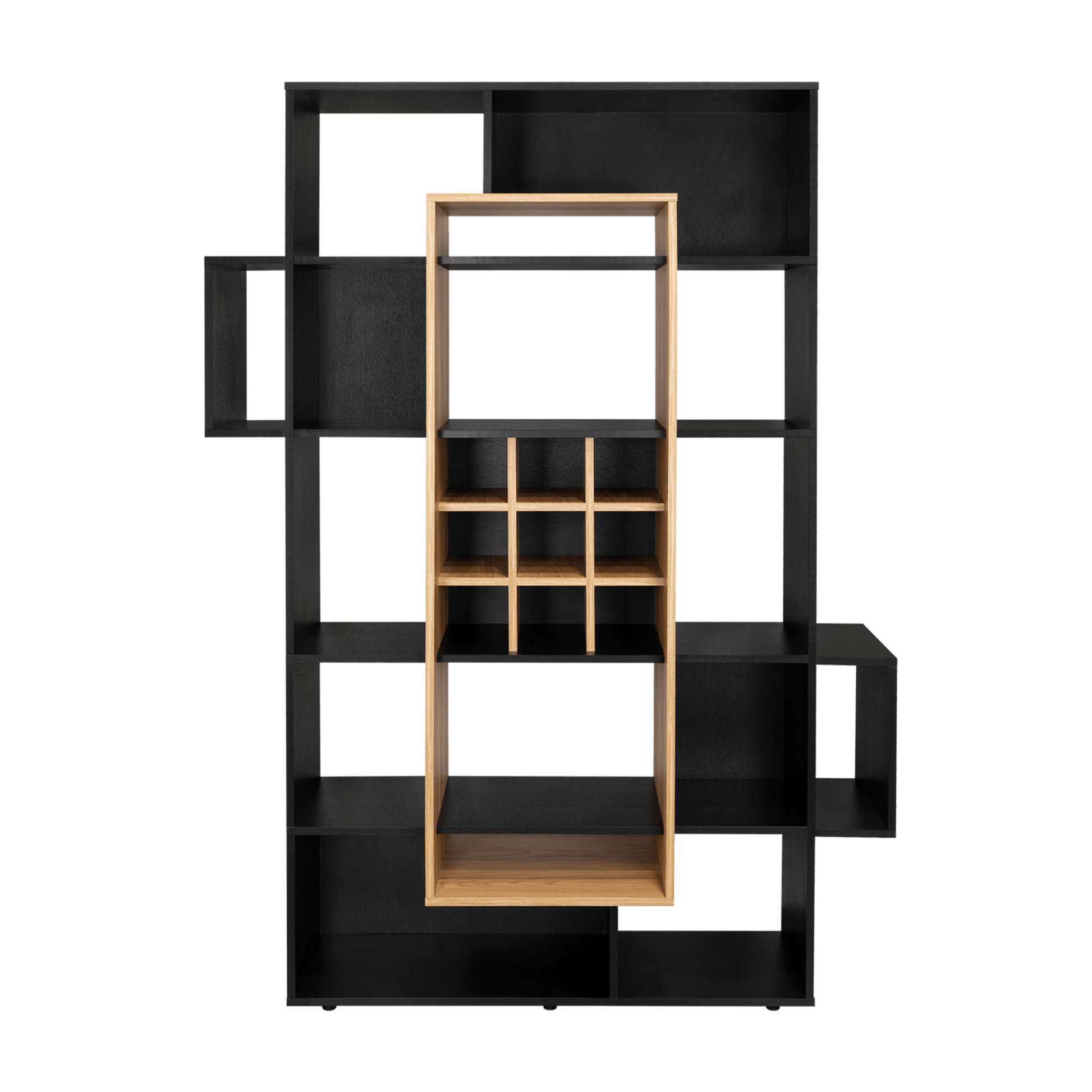 Biblioteca Bar Asimetrica Simba 180X128X38 Rta Wengue Fresno