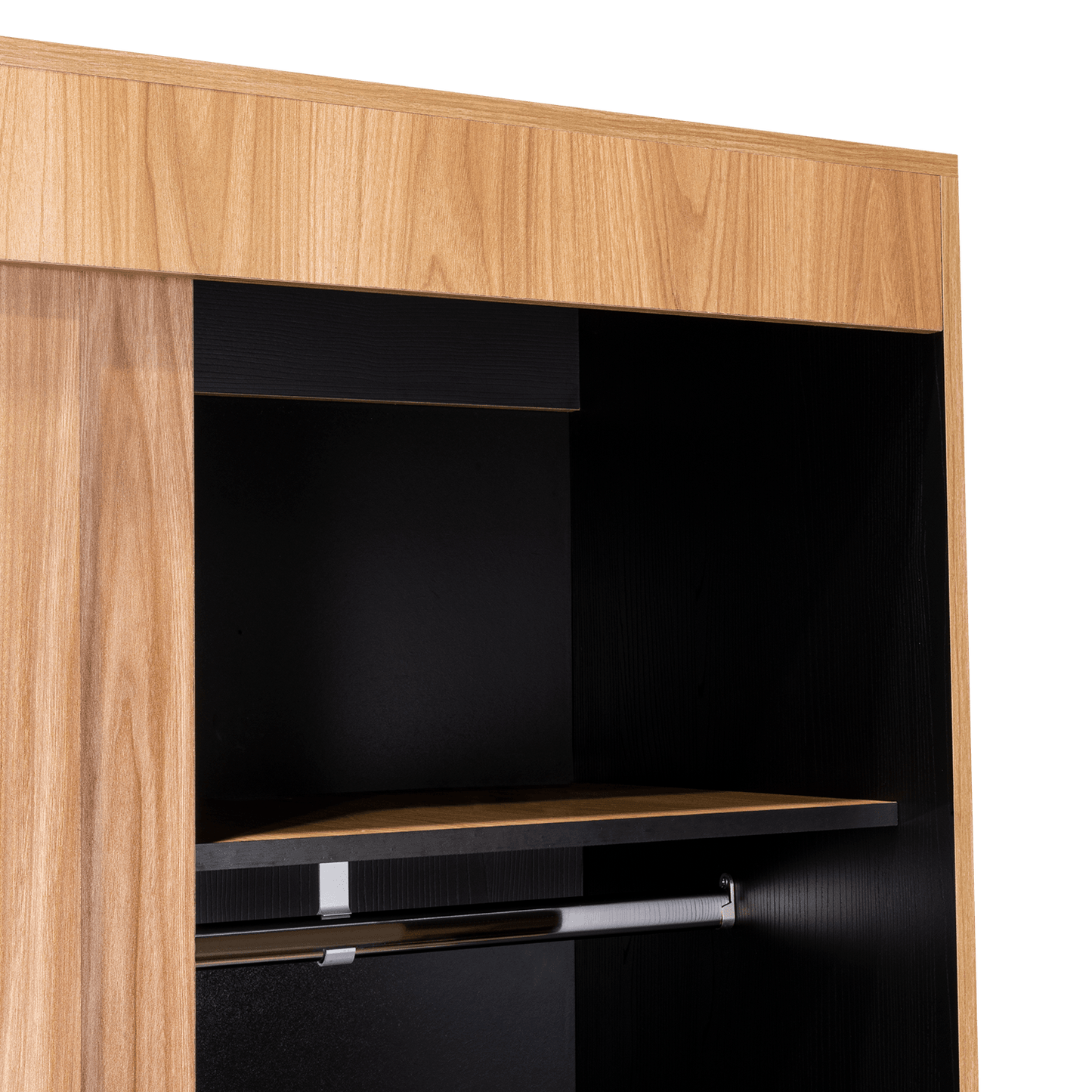 Armario Angelo 3 Puertas 180X150X51 Rta Fresno Wengue