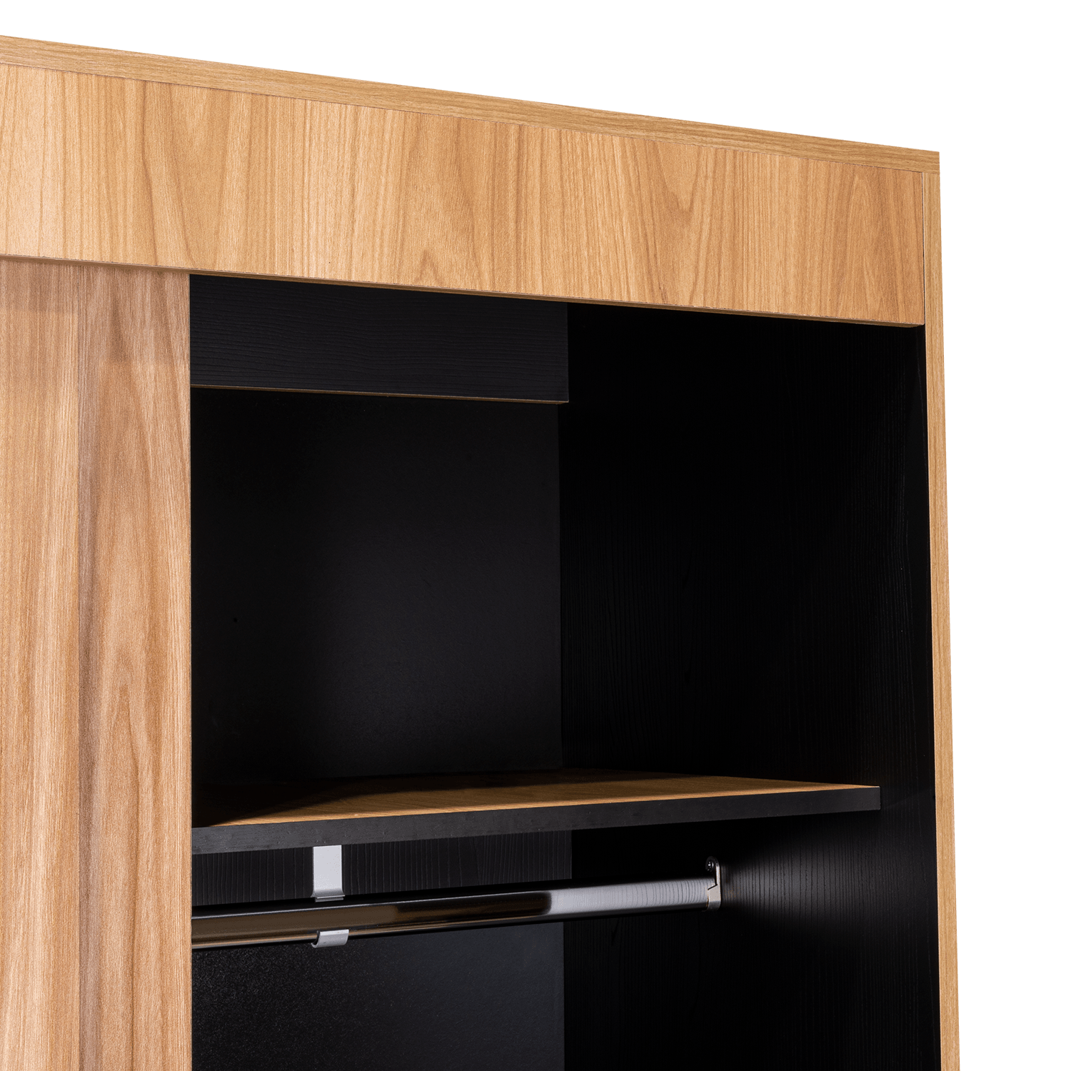 Armario Angelo 3 Puertas 180X150X51 Rta Fresno Wengue