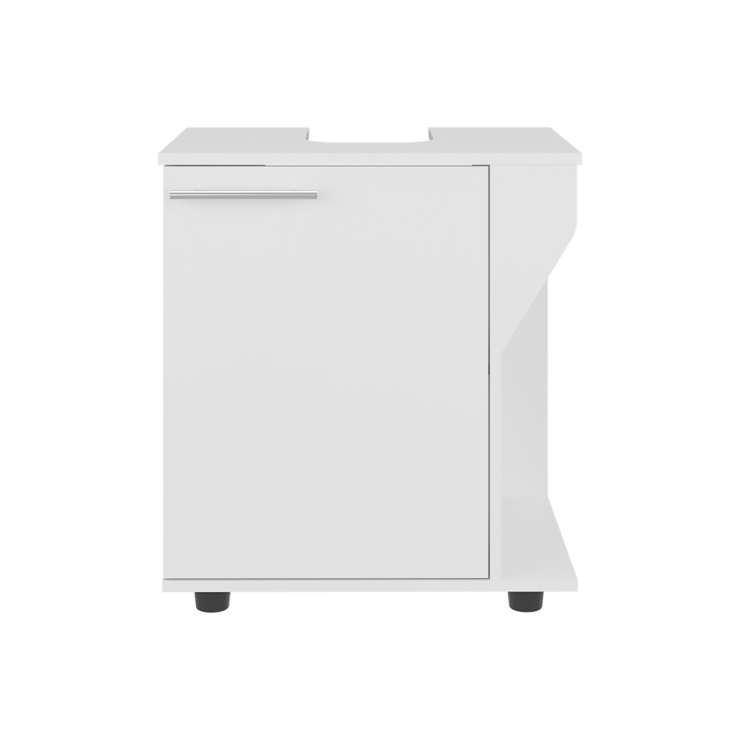 Mueble Lavamanos De Pedestal Phillips 62X56X41 Rta Blanco Zf