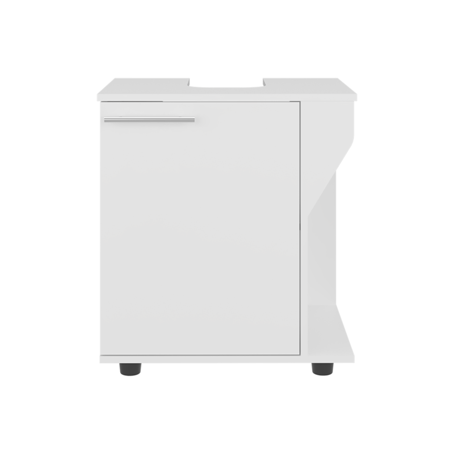 Mueble Lavamanos De Pedestal Phillips 62X56X41 Rta Blanco Zf