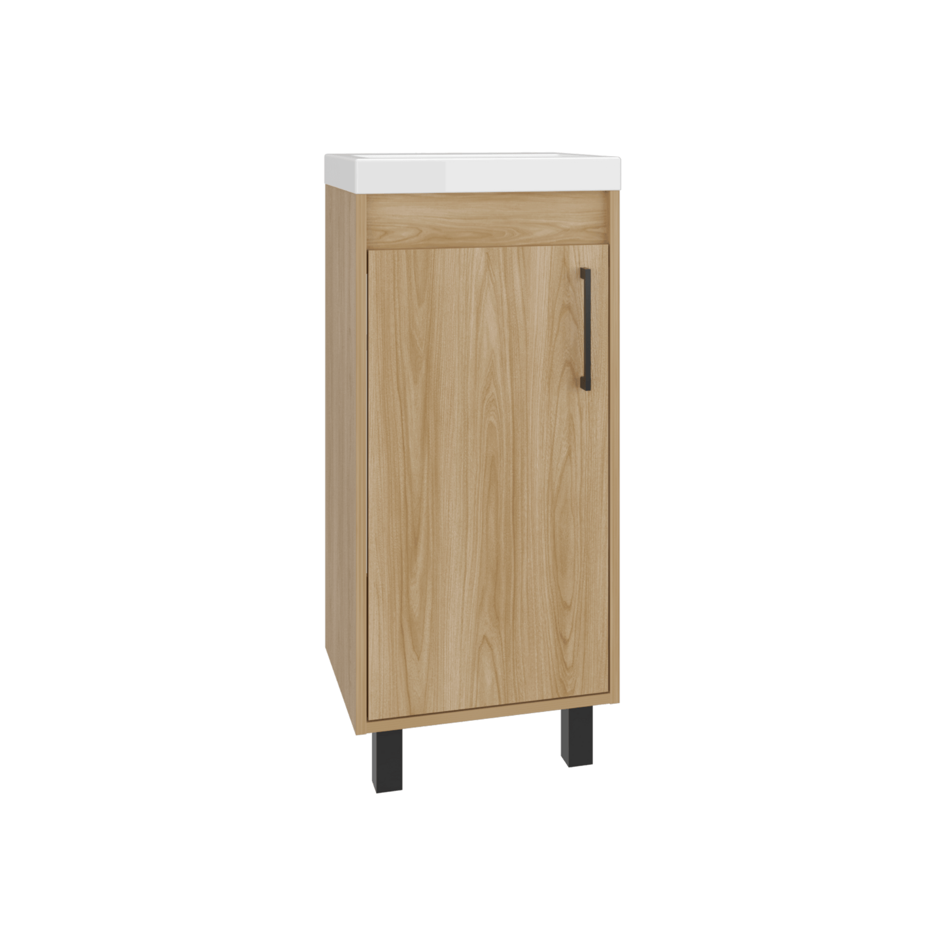 Mueble Para Lavamanos Oxford 86X39X32 Rta Fresno Eu Zf