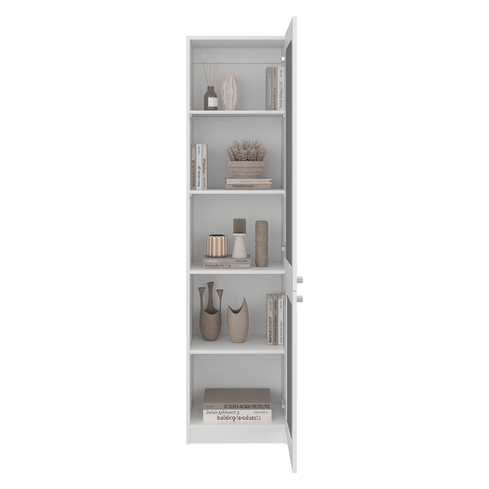 Estante Home E-M6 180X45X31 Rta Kronos Blanco Zf