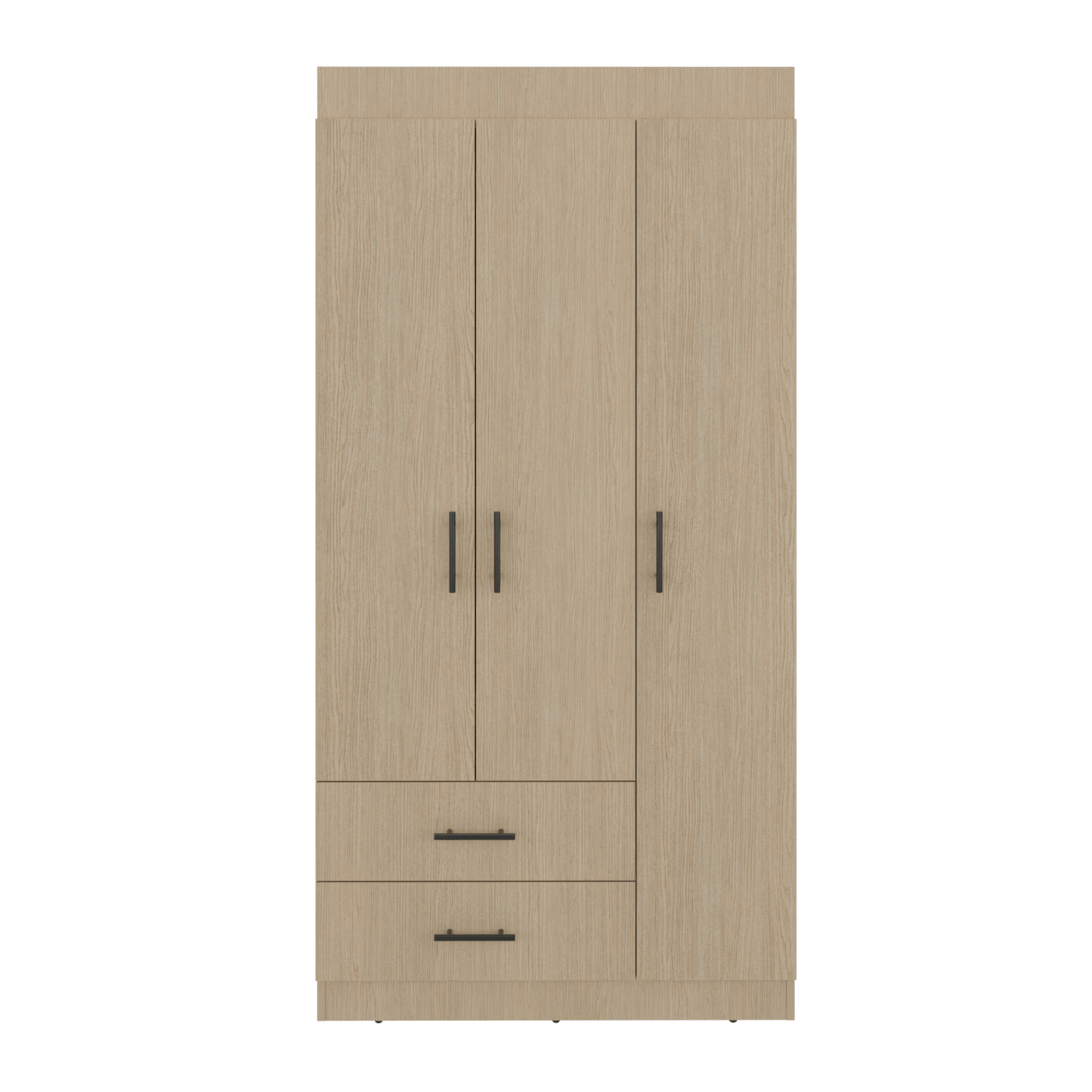 Closet Houston 3 Puertas 2 Cajones 180X90X47 Rta Cartagena Wengue