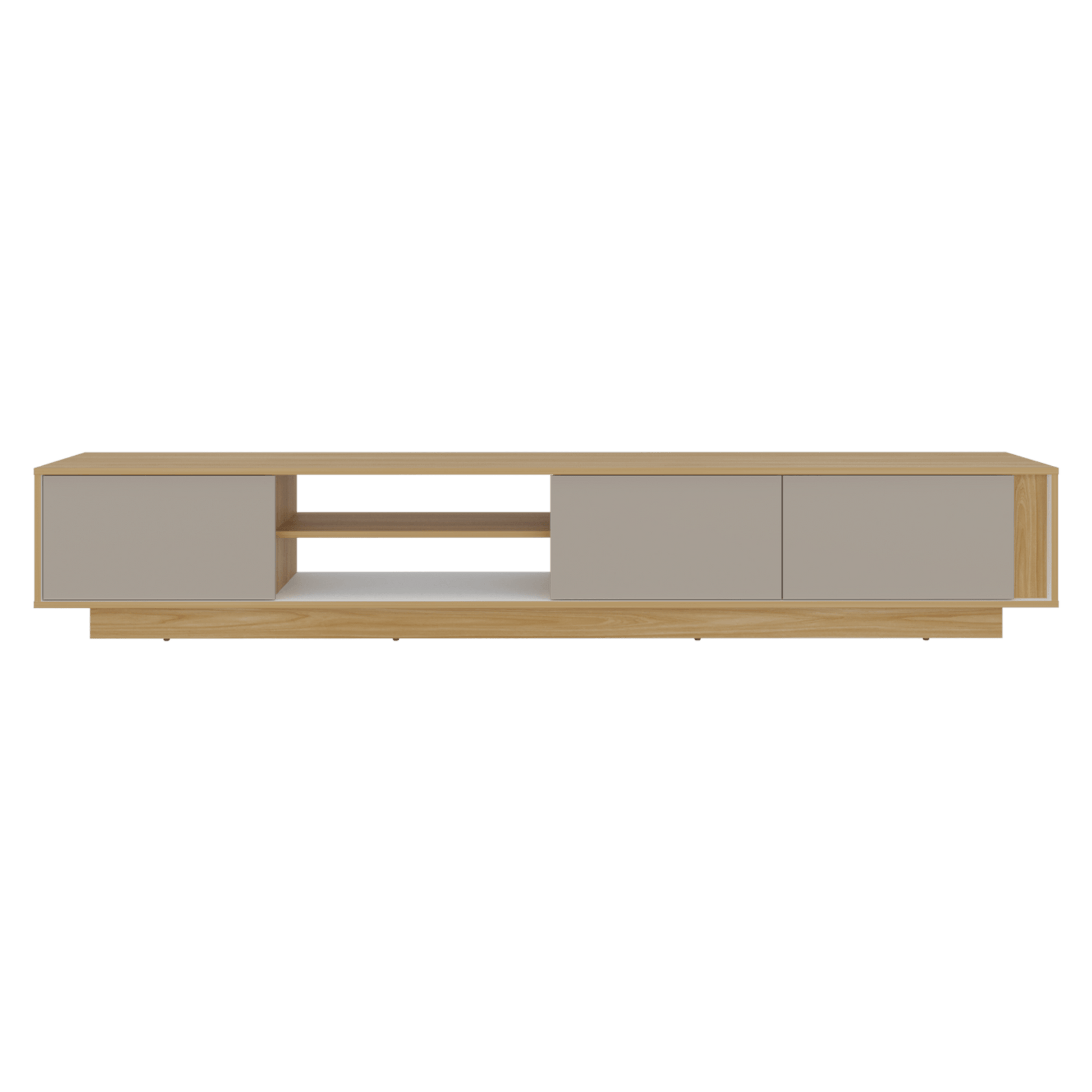 Rack Tv Maldivas 40X230X43 Rta Fresno Eu Capri Blanco