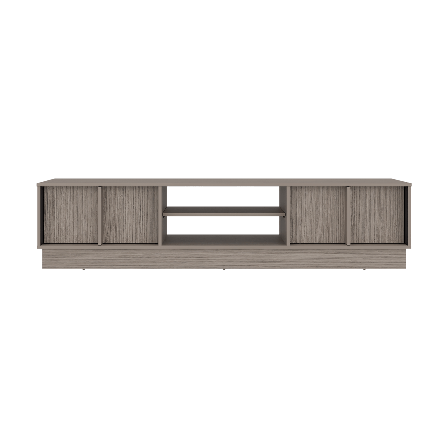 Rack De Tv Caoba 42X180X42 Rta Positano Wengue