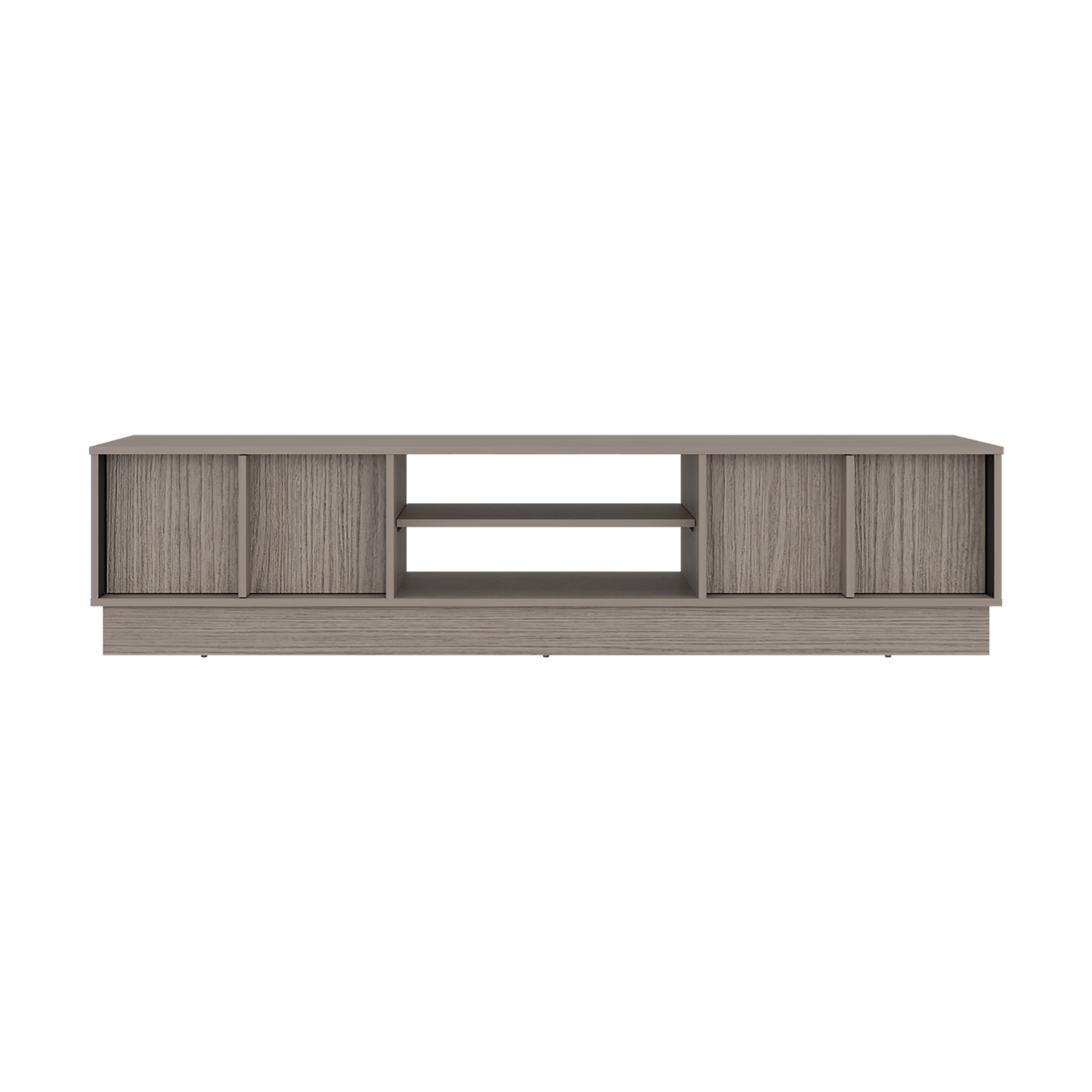 Rack De Tv Caoba 42X180X42 Rta Positano Wengue