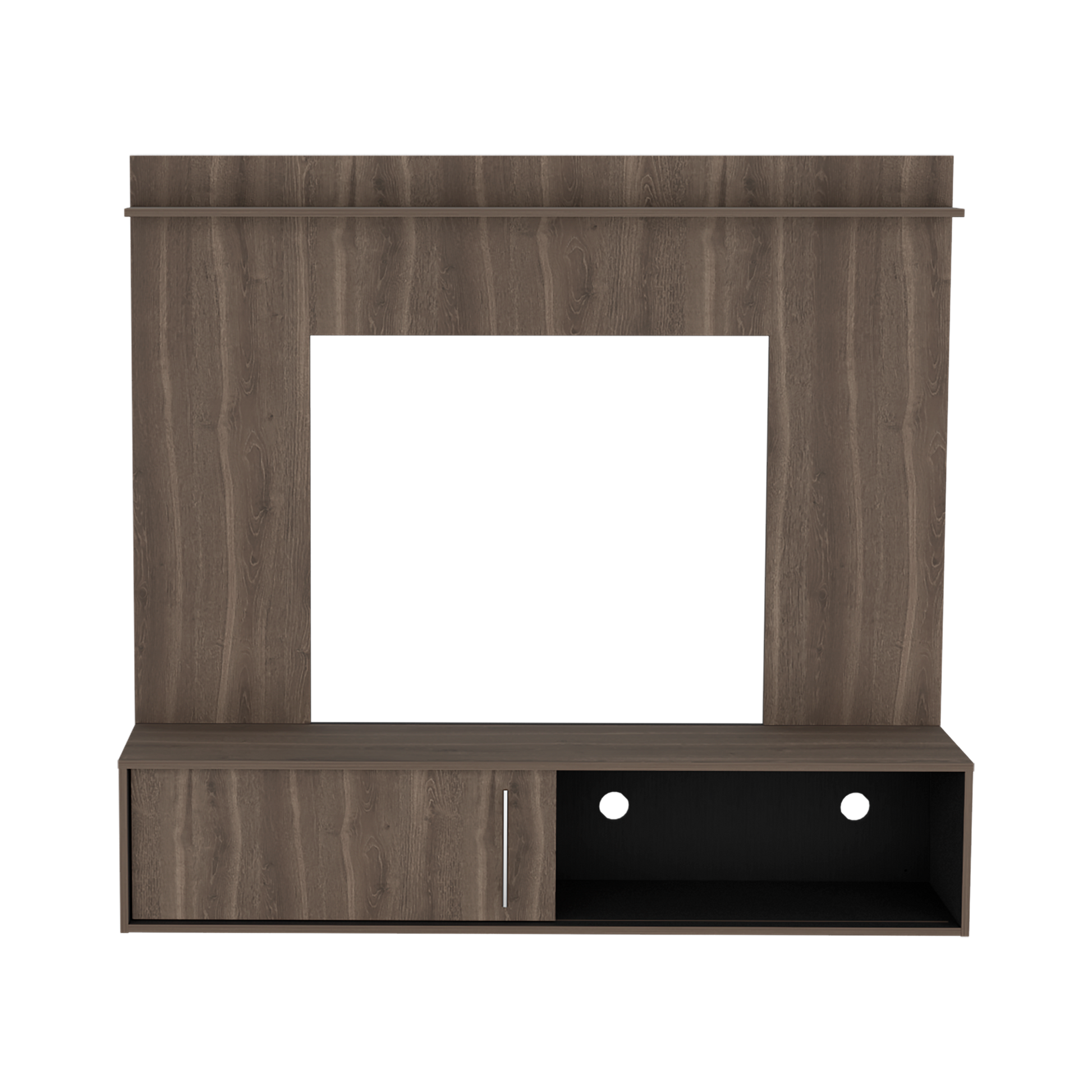 Panel Tv Bigaf 145,6X160X38 Rta Milan/Wengue