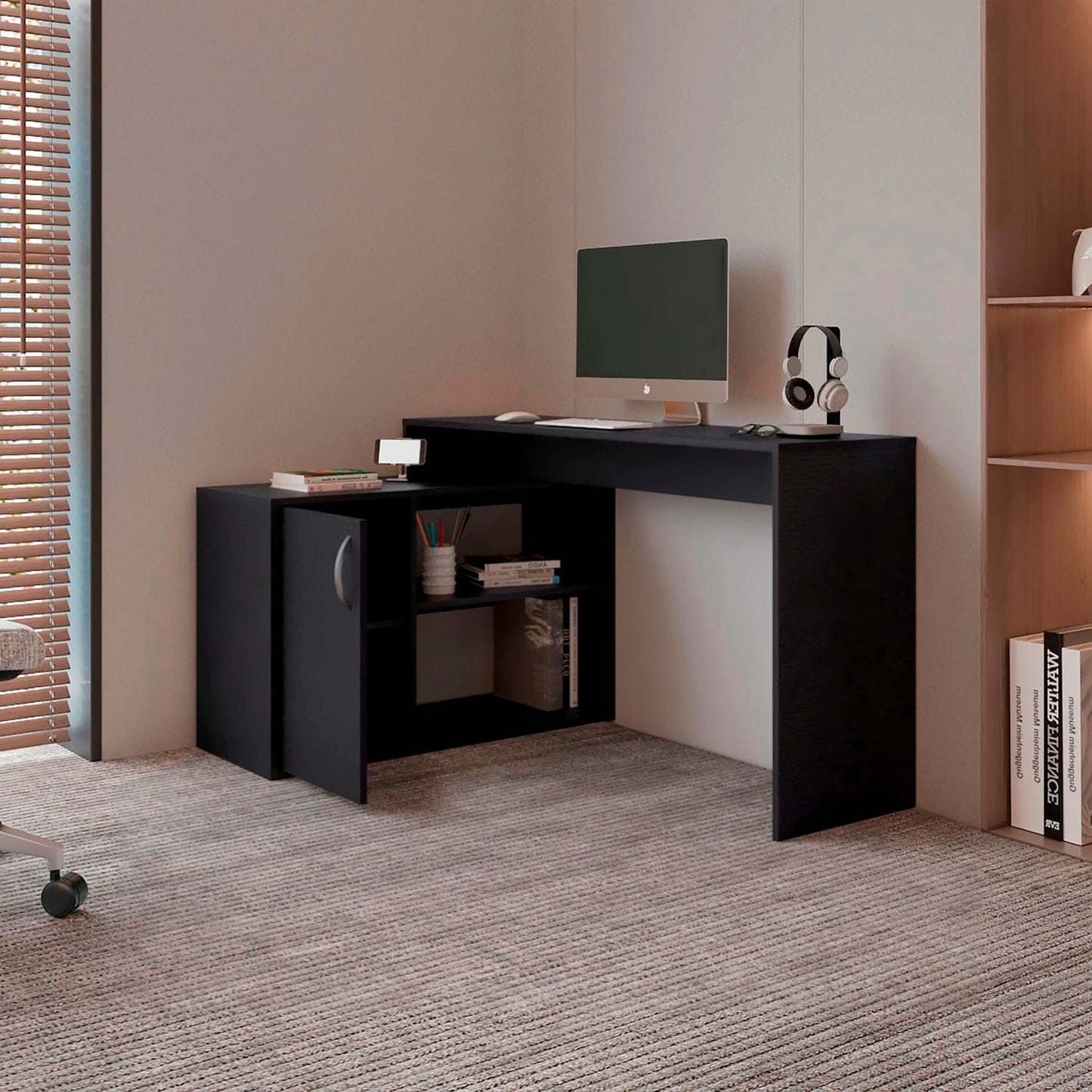 Escritorio Axis Eco 71X125X90 Rta Wengue