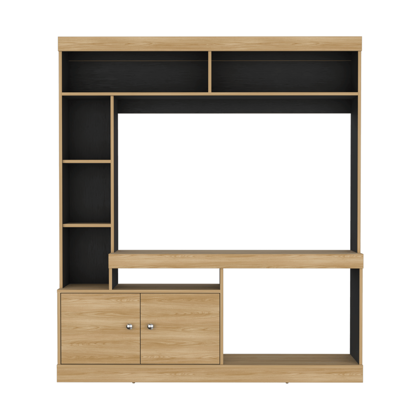Centro De Entretenimiento Dante Tv 55'' 180X180X30 Rta Fresno Wengue