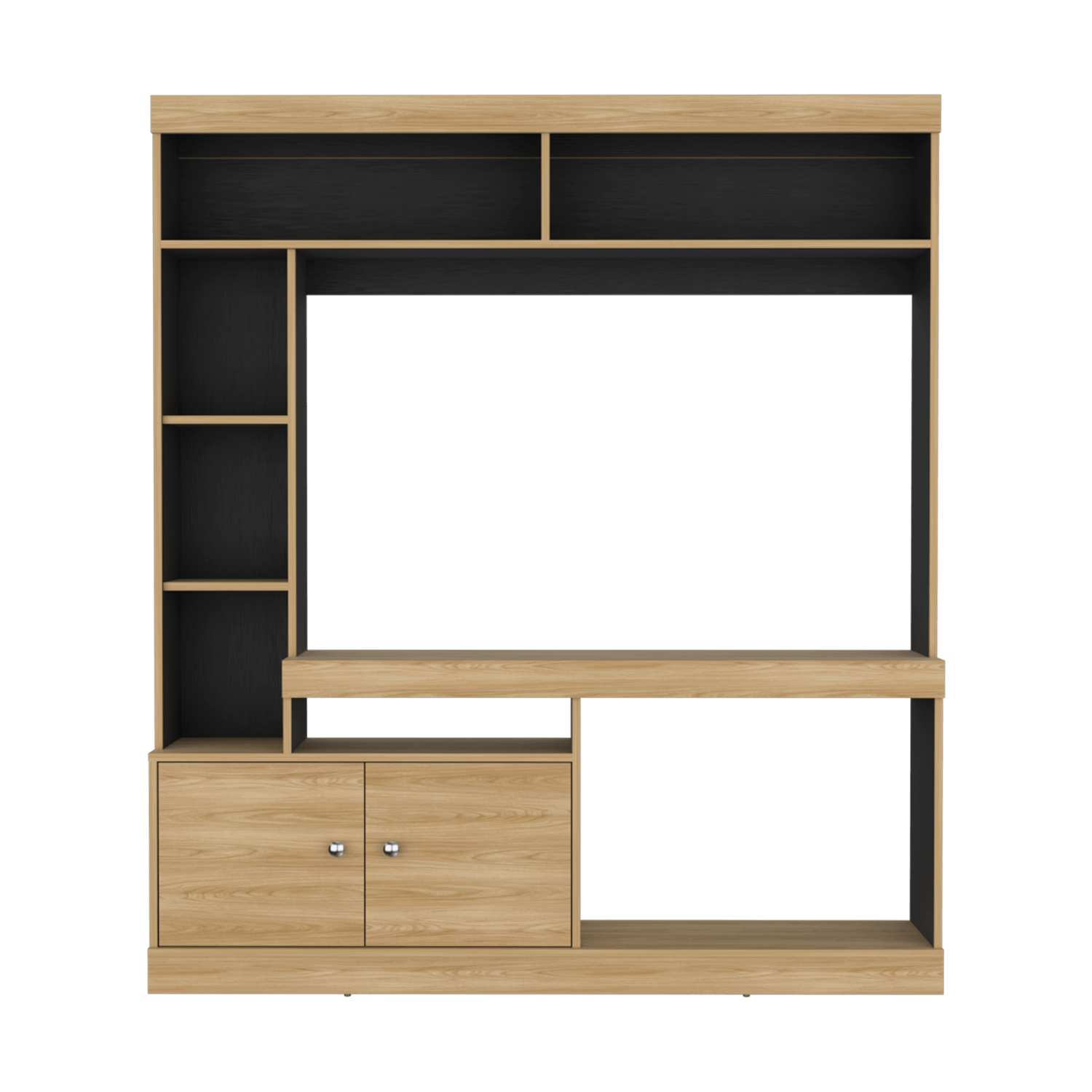 Centro De Entretenimiento Dante Tv 55'' 180X180X30 Rta Fresno Wengue