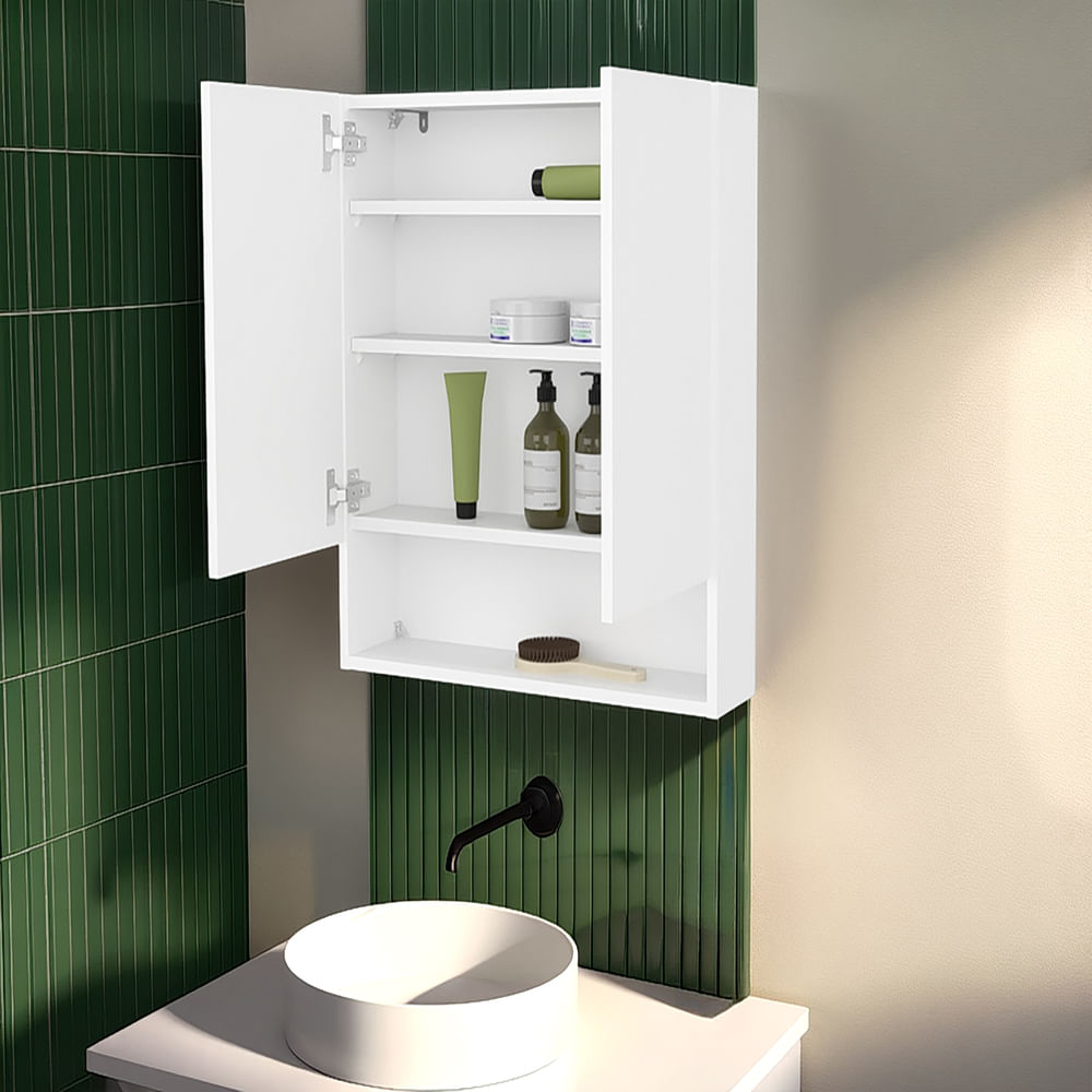 Botiquin Doble Puerta 65X63X14 Rta Blanco Zf