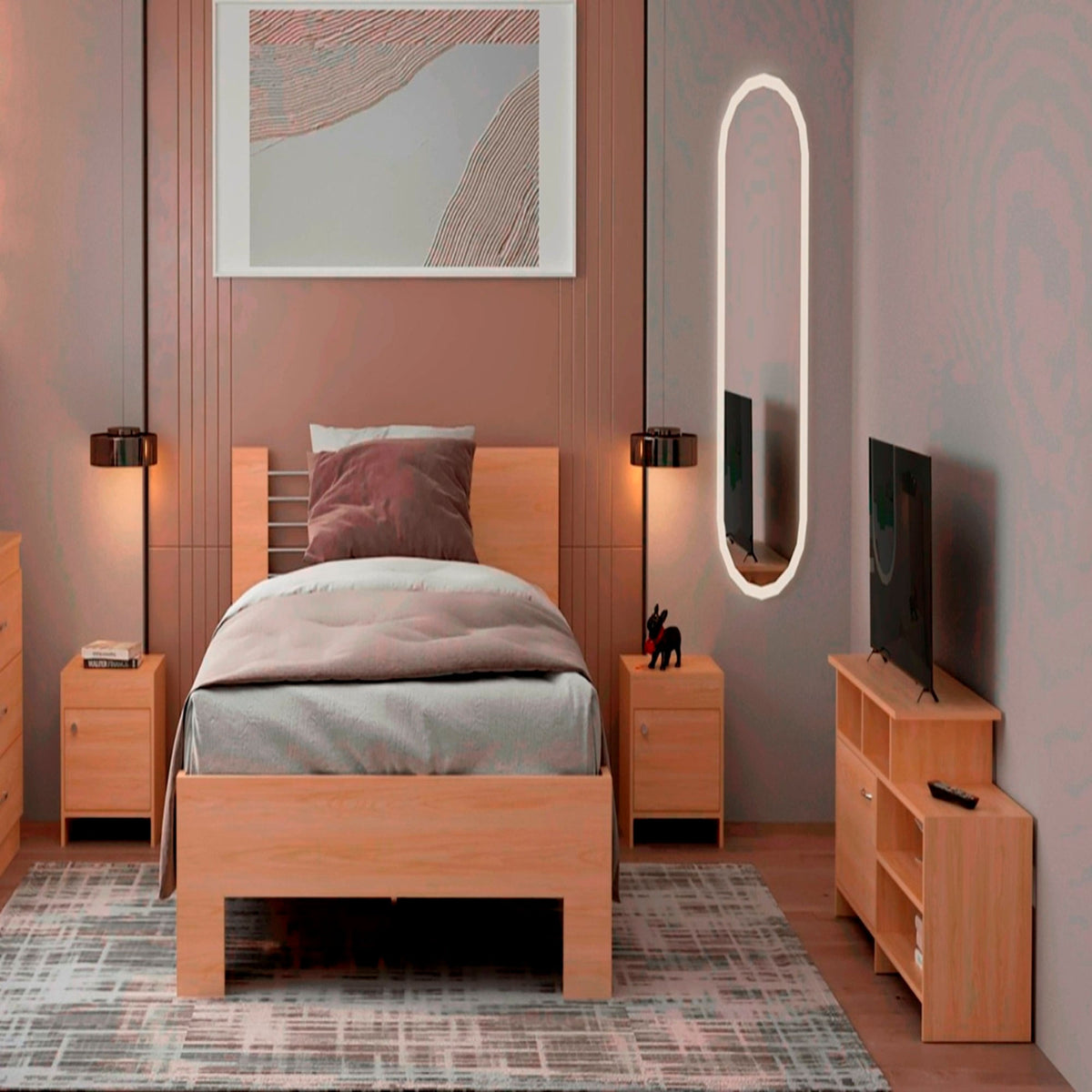 Combo Cama Di Color Rack N/A