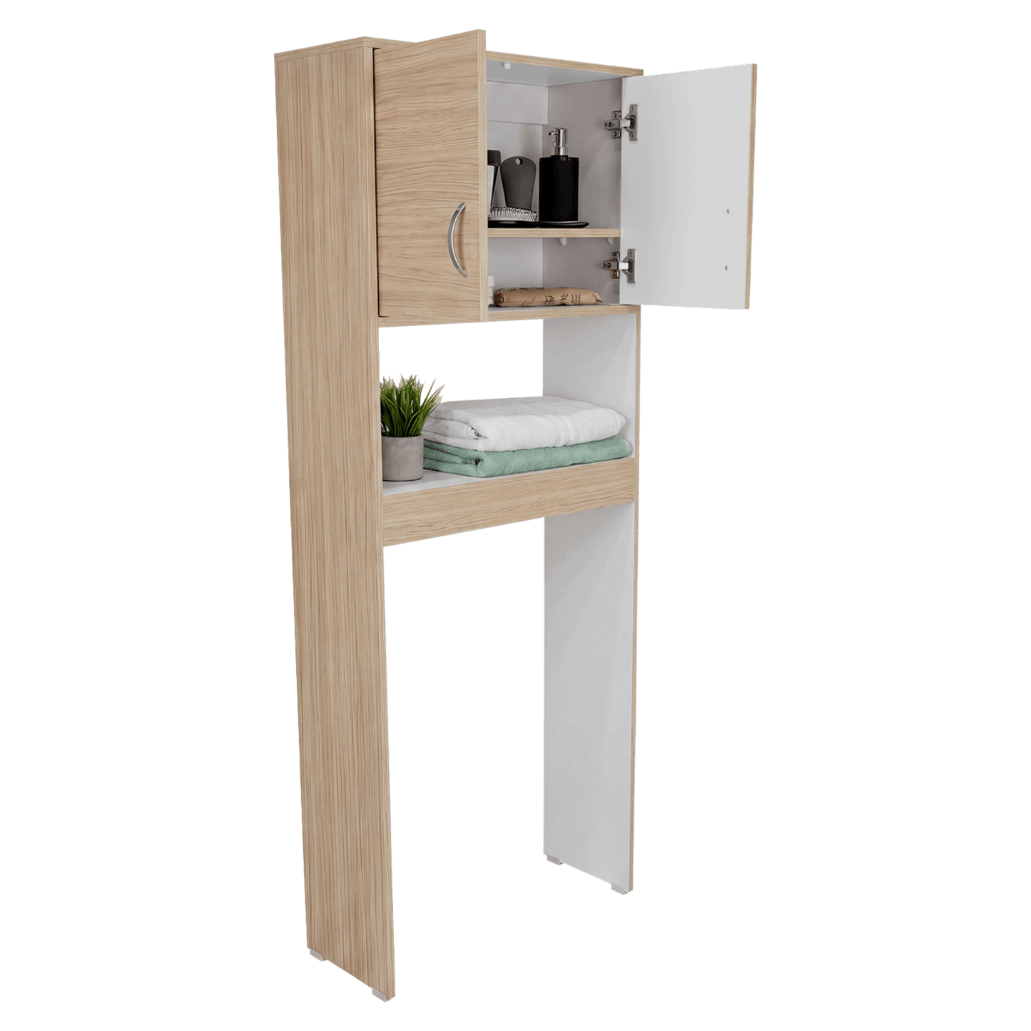 Mueble Ahorrador De Espacio Siena 160X63X25 Rta Cartagena Blanco