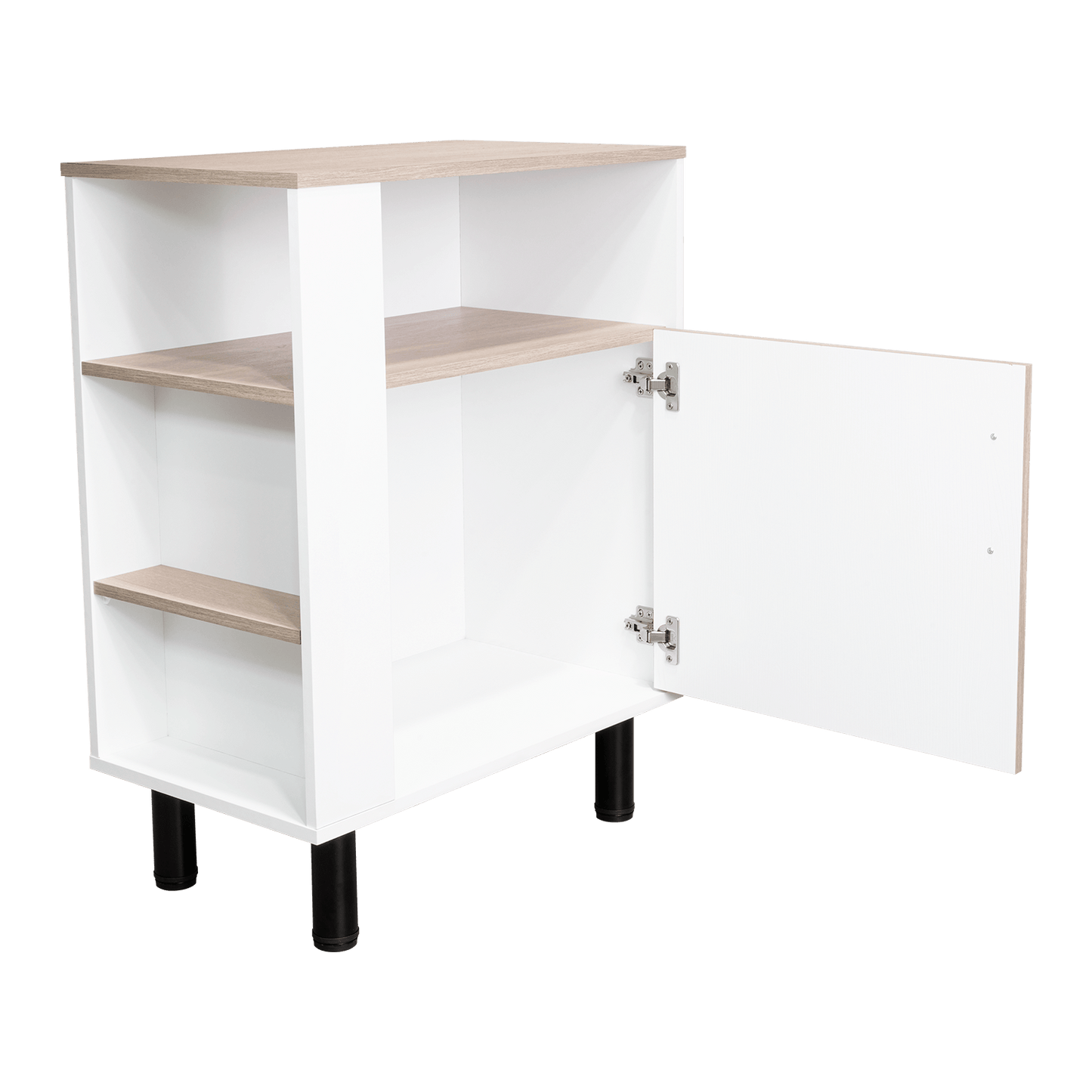 Mueble Microondas Blink 85X65,2X38,4 Rta Bardolino/Blanco Mqz+Blanco Mqz