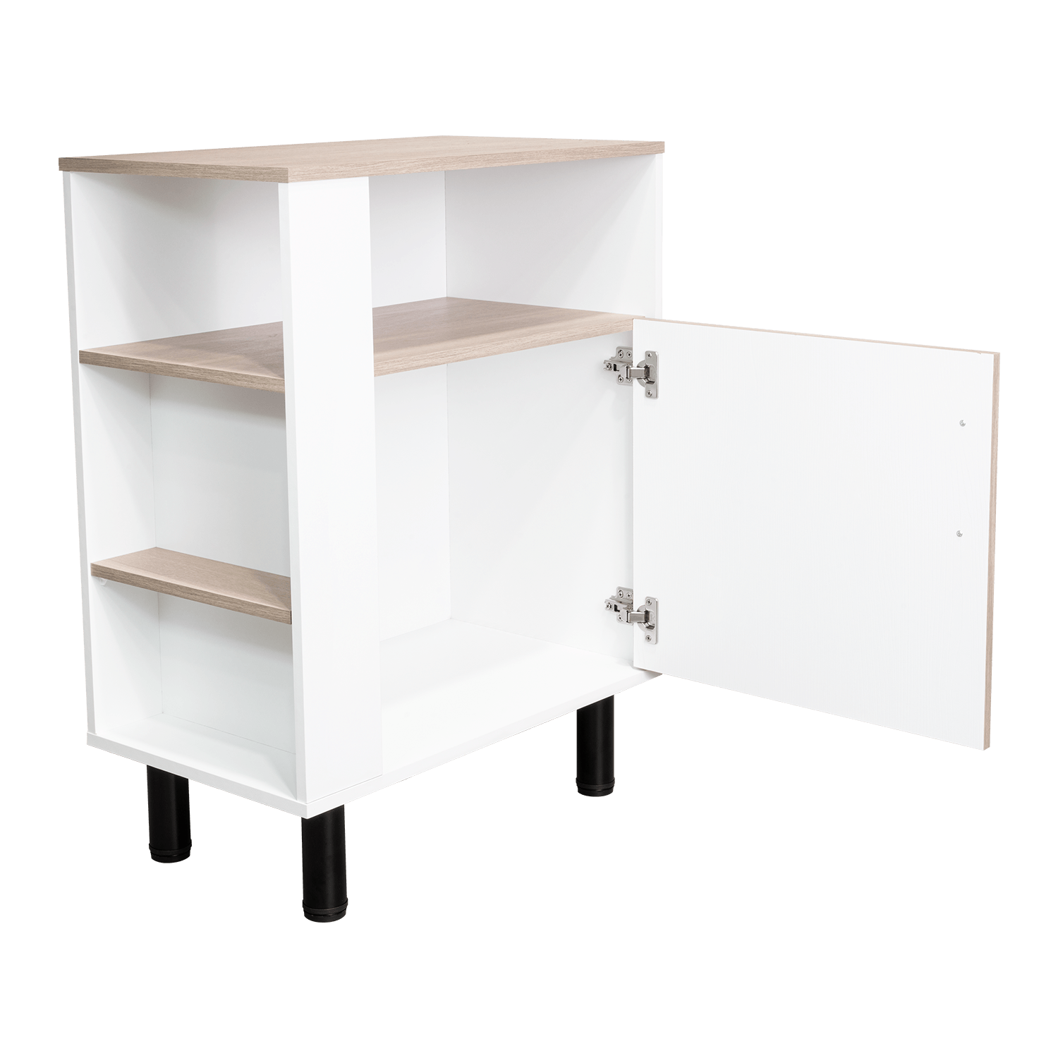 Mueble Microondas Blink 85X65,2X38,4 Rta Bardolino/Blanco Mqz+Blanco Mqz