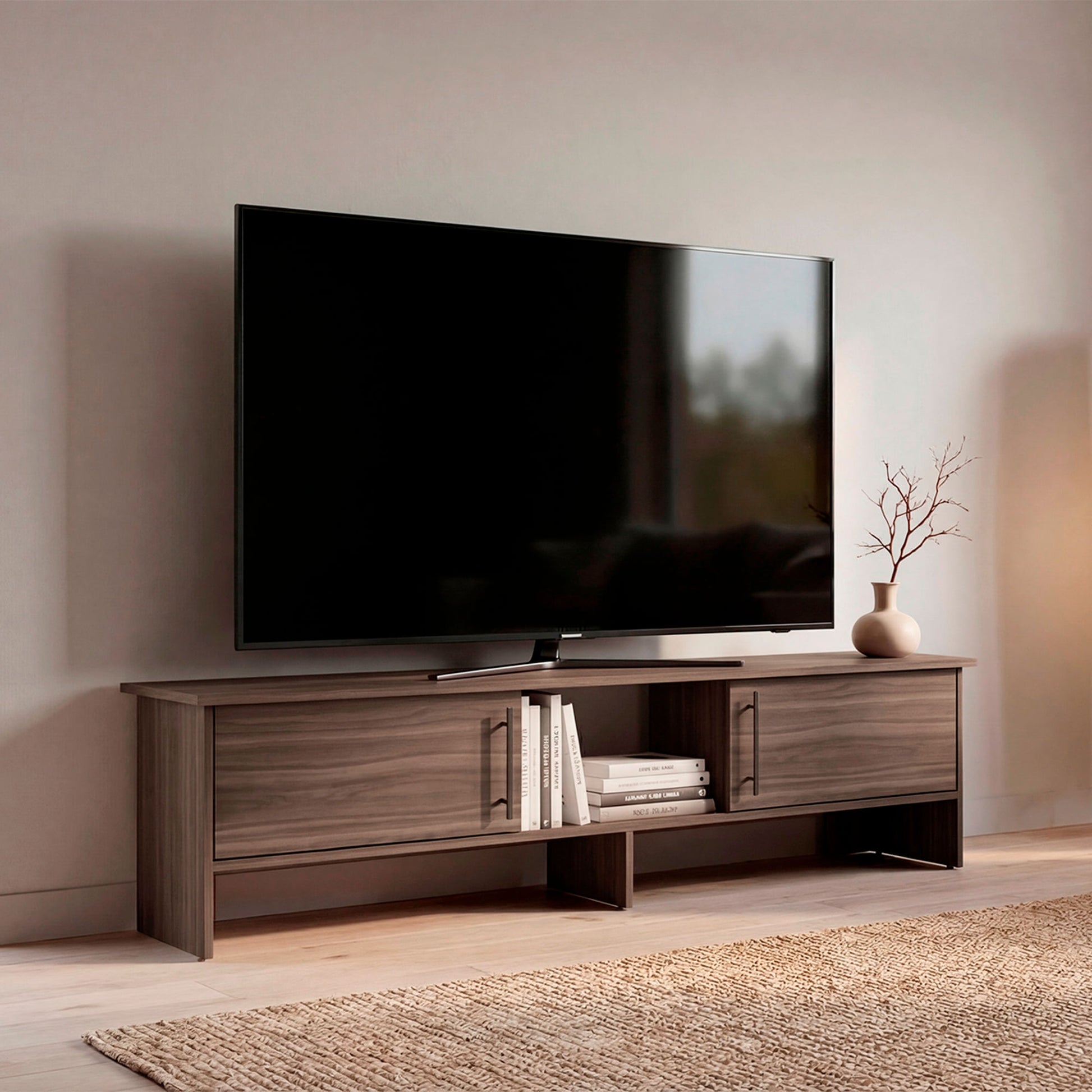 Rack De Tv Dago 41X160X35 Rta Avellana Zf