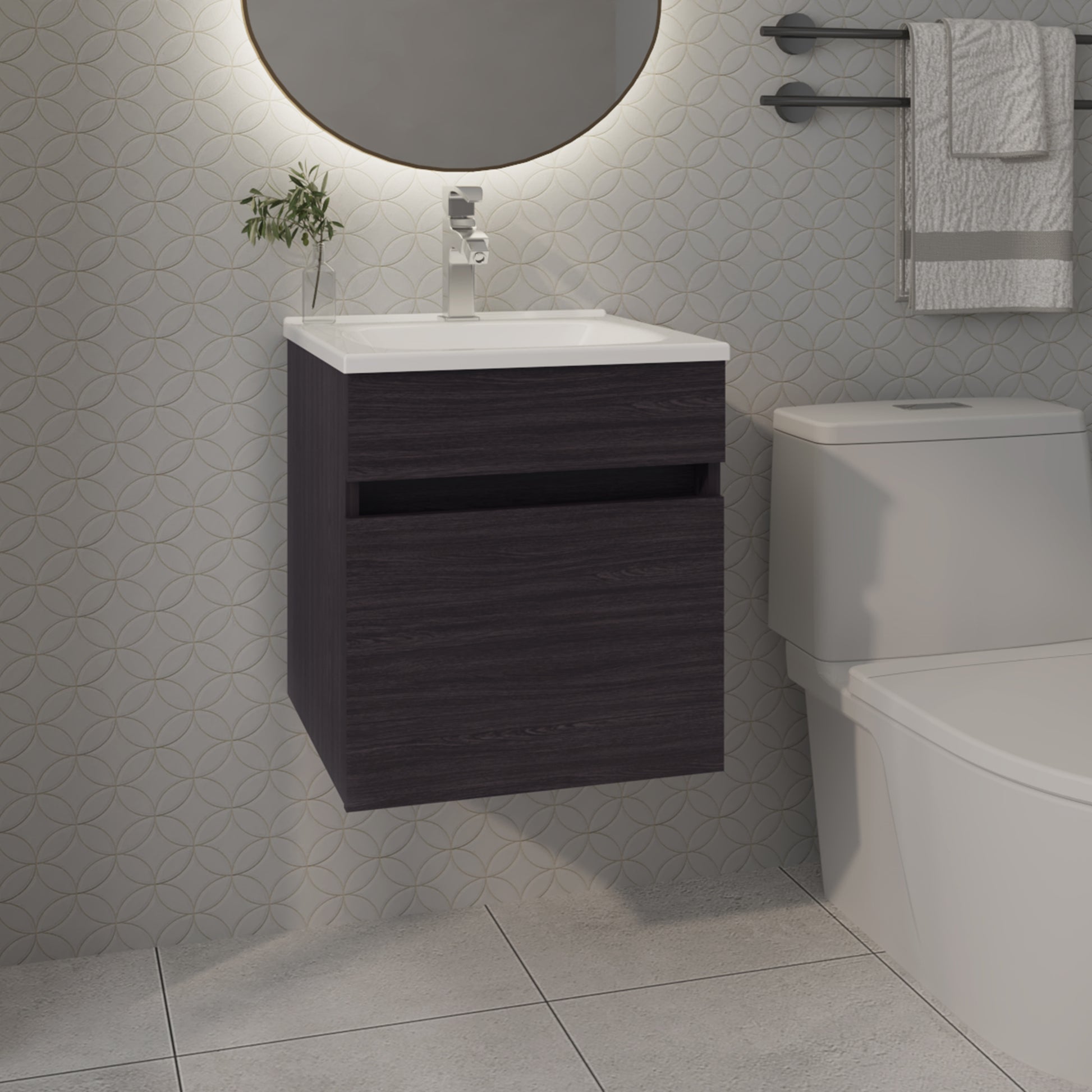 Mueble De Baño Primavera 45 48X44X44 Wengue Zf